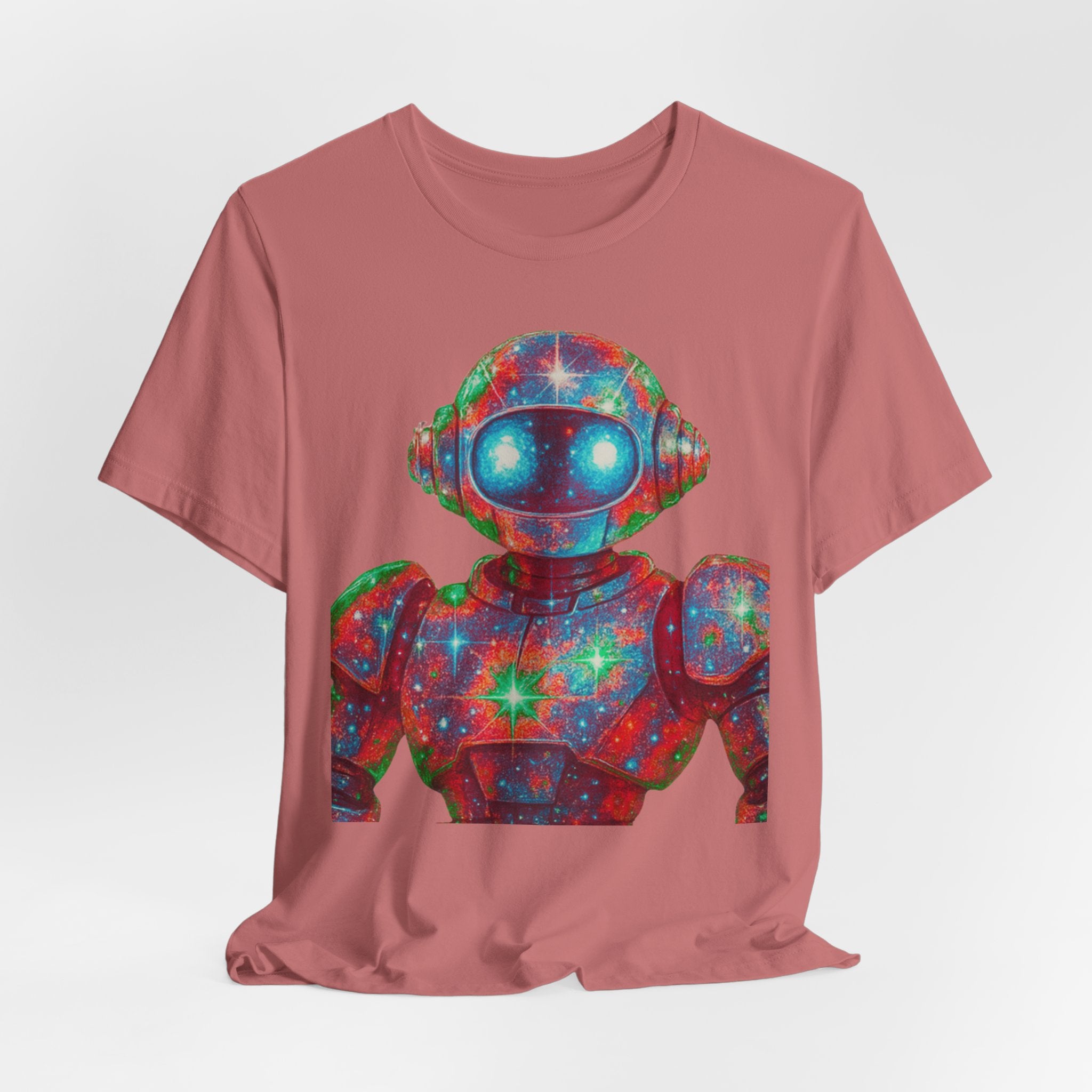 Robot Space Droid  Vibrant Graphic Unisex Tee