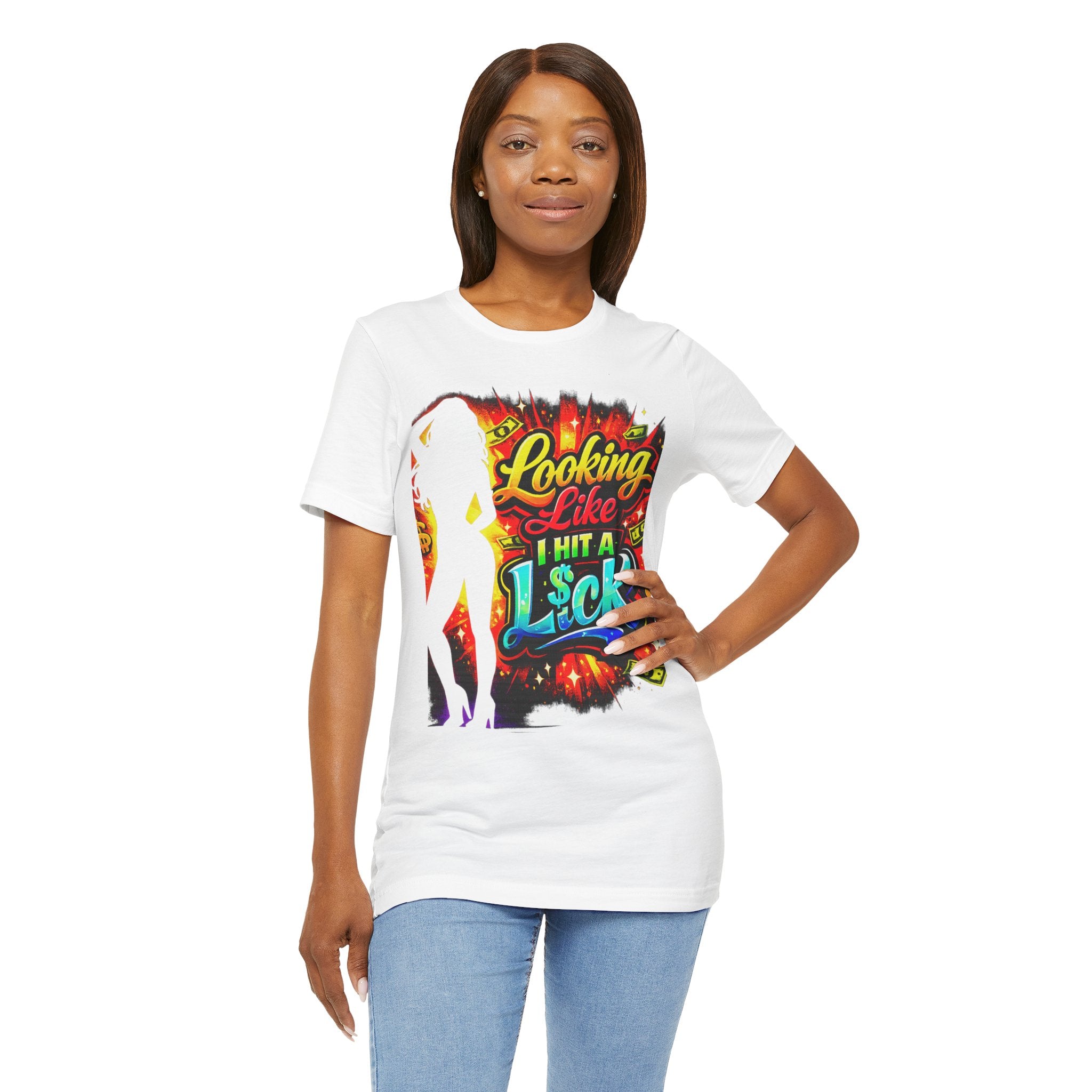 Looking Like I Hit a Lick Silhouette Graphic Tee