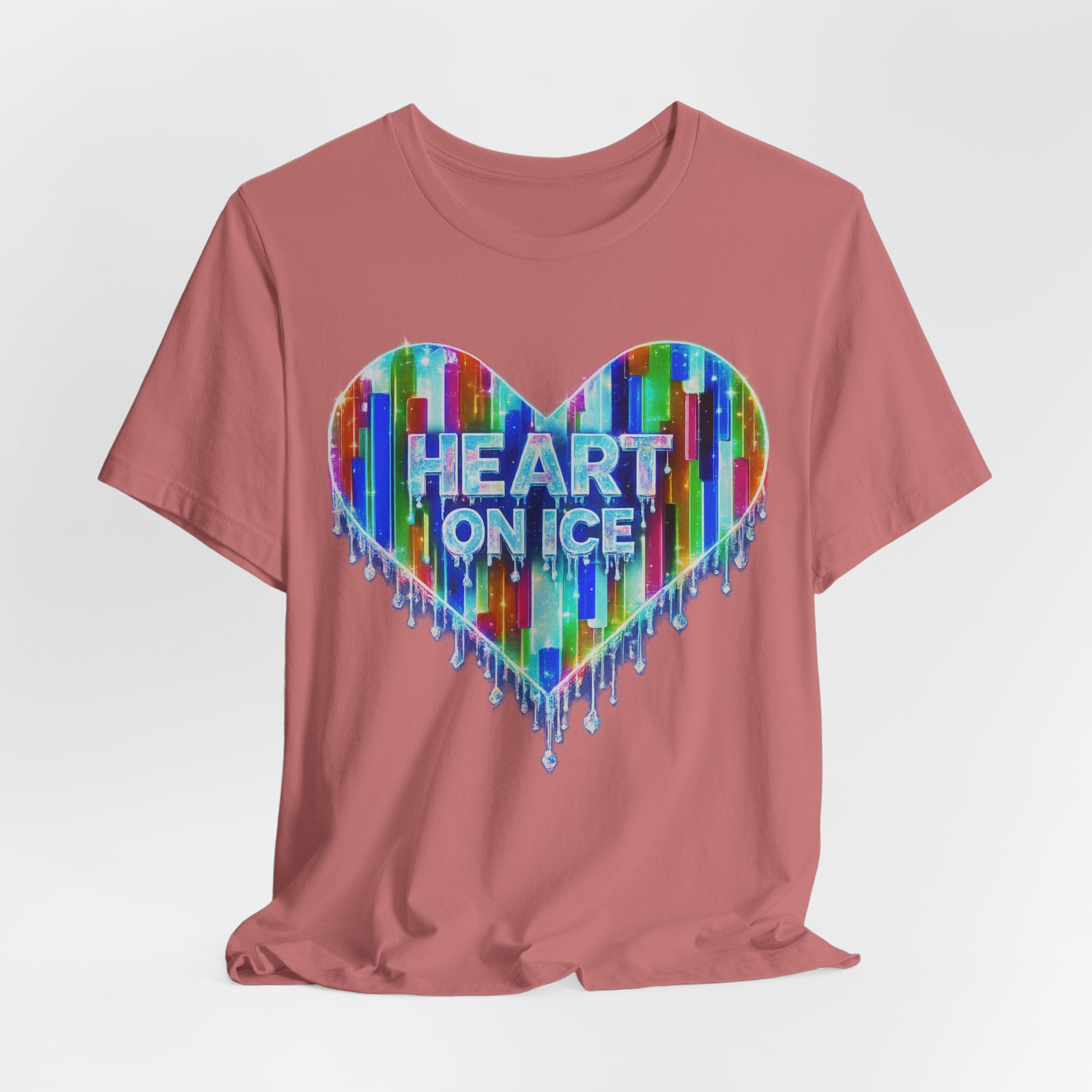 Heart on Ice Diamond Melt Graphic Tee