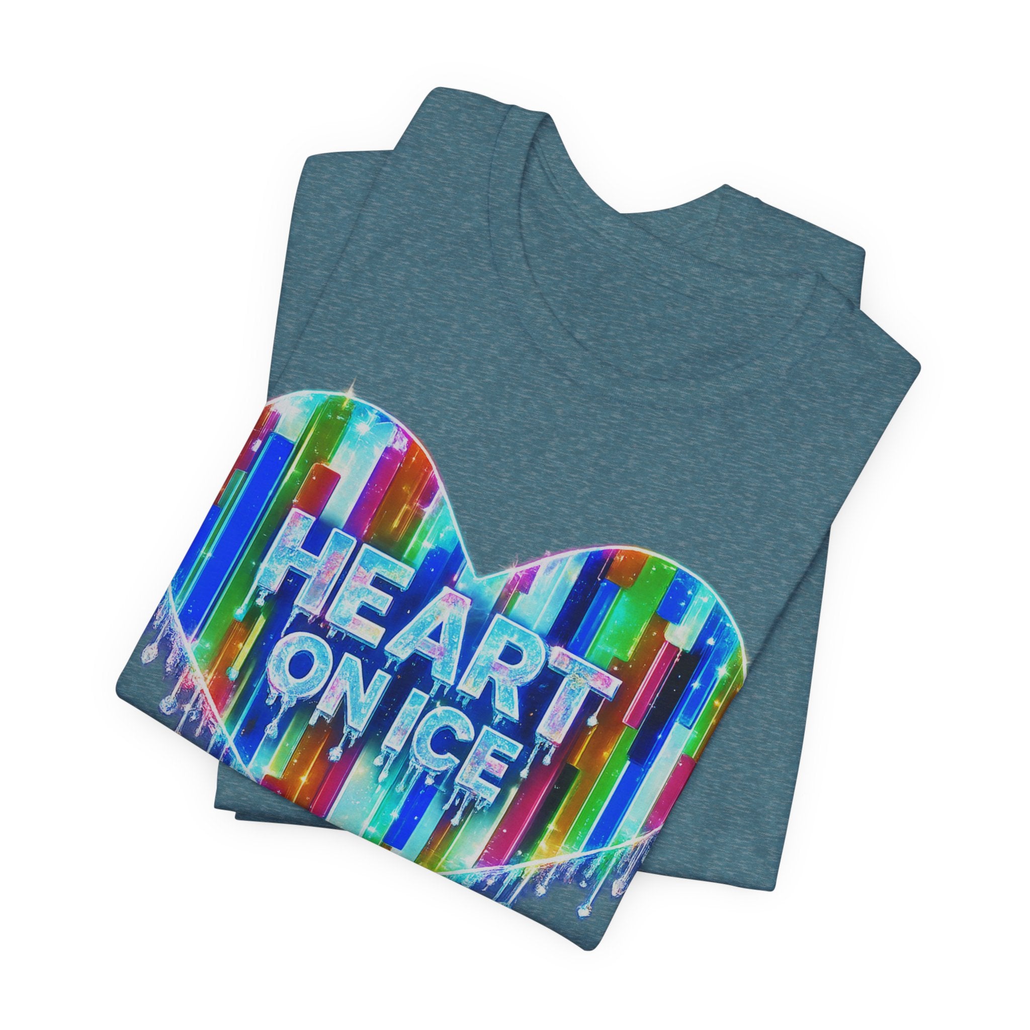 Heart on Ice Diamond Melt Graphic Tee