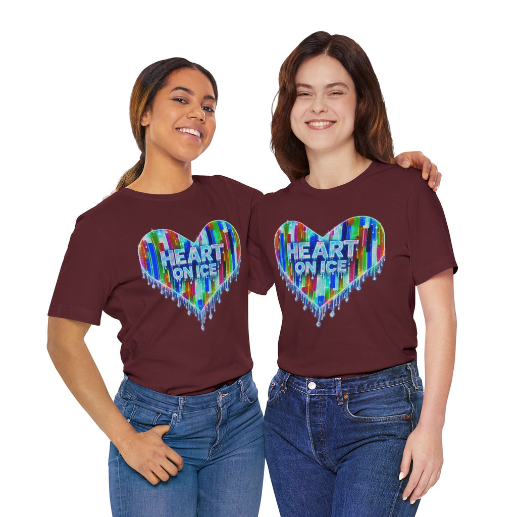 Heart on Ice Diamond Melt Graphic Tee