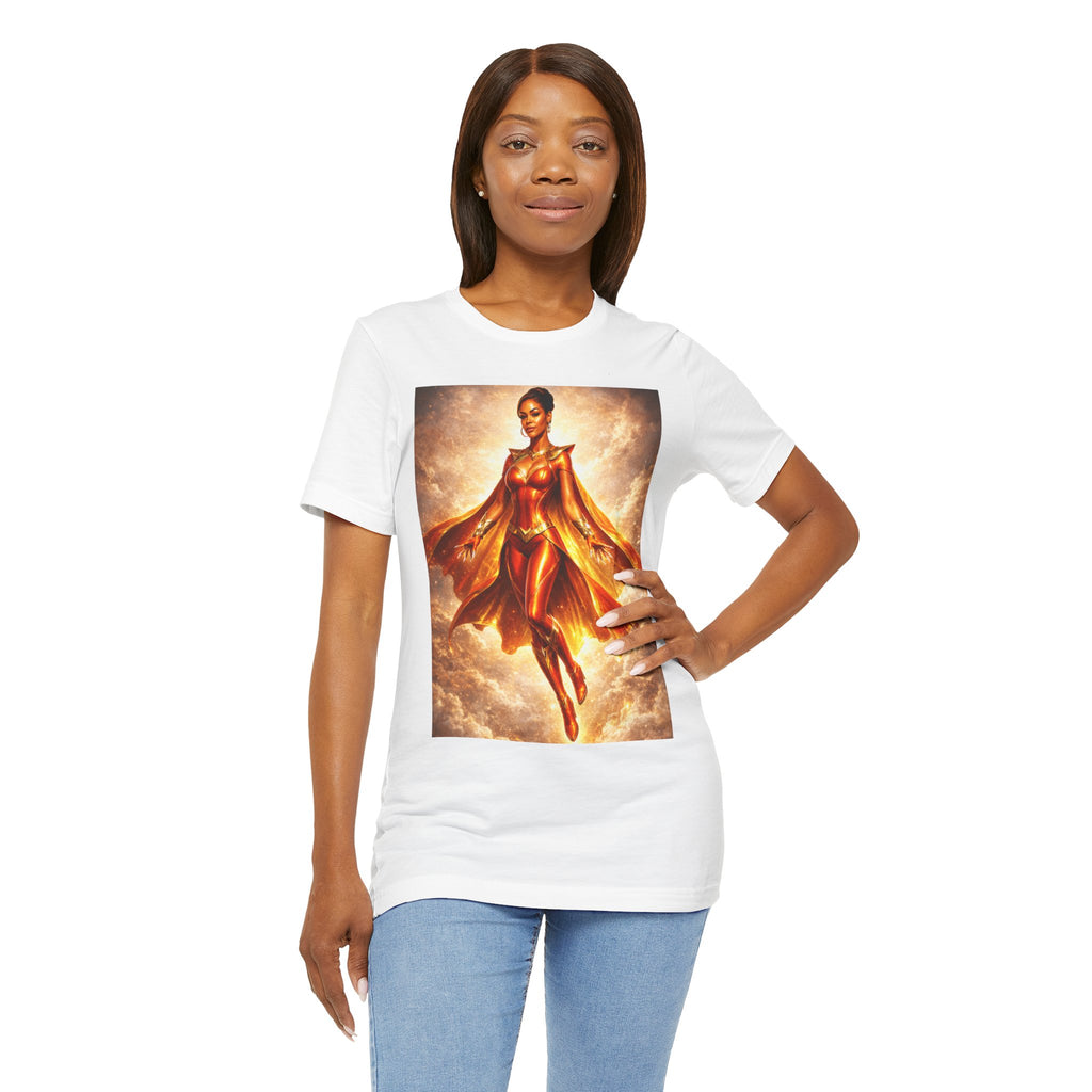 FLOATING GODDESS  HERO PORTRAIT GRAPHIC TEE