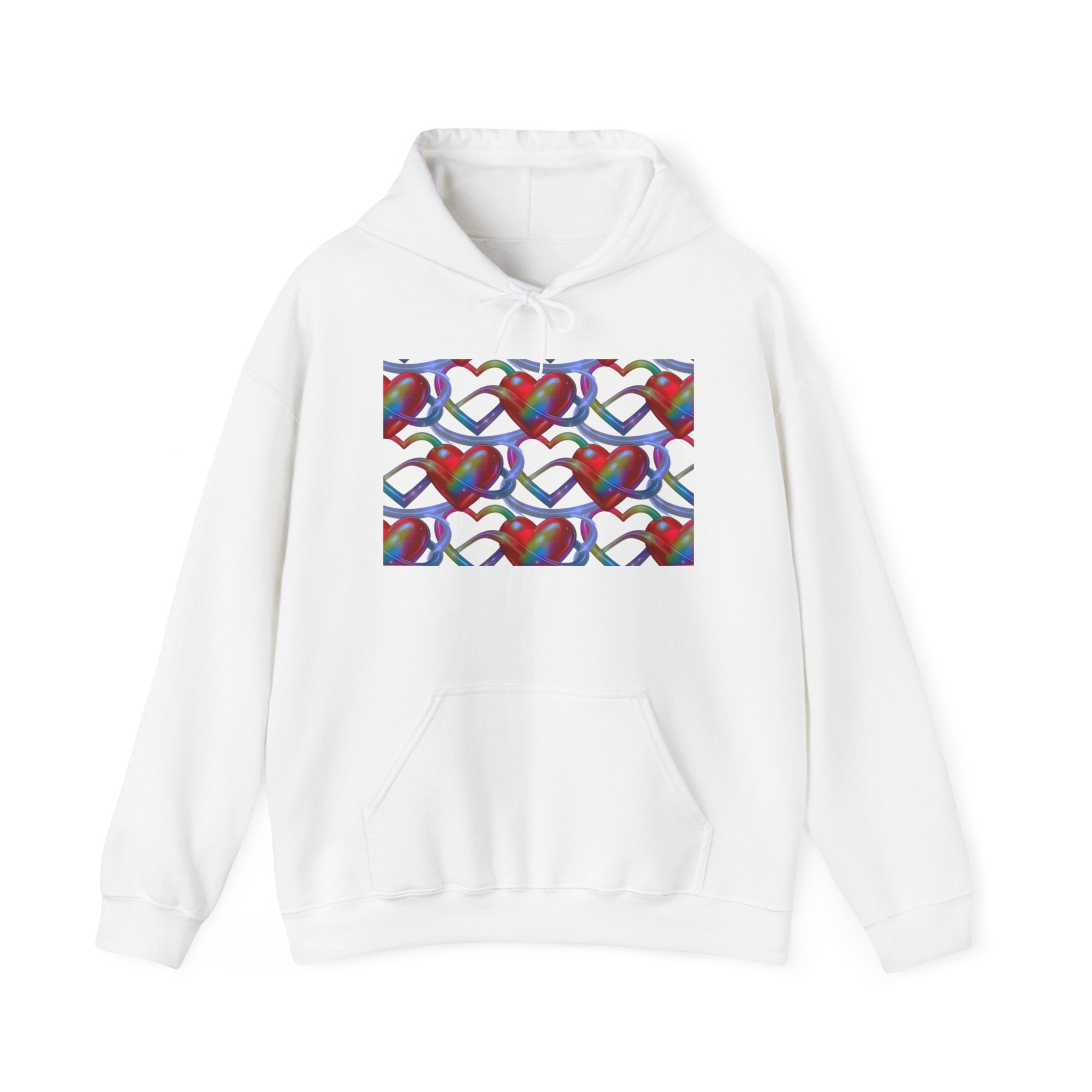 hearts Intertwined Womans Graphic Hoodie