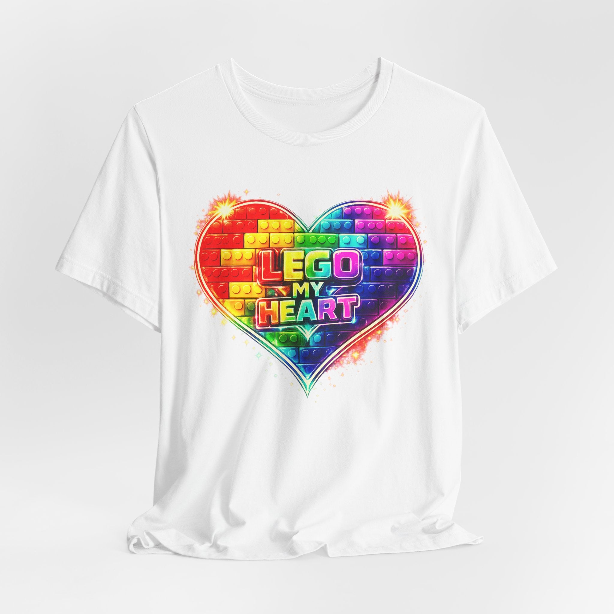 Lego My Heart Graphic Design T-Shirt