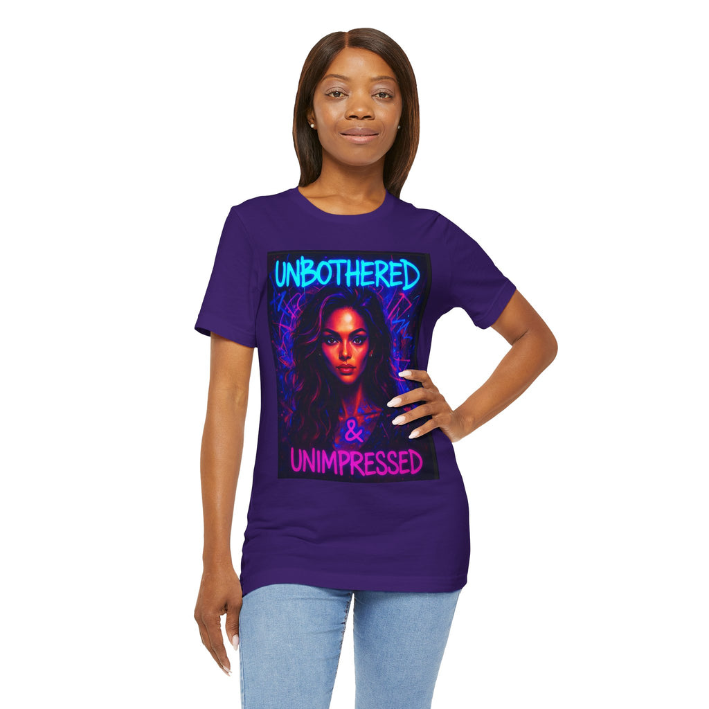 Unbothered & Unimpressed Graphic Portrait Tee