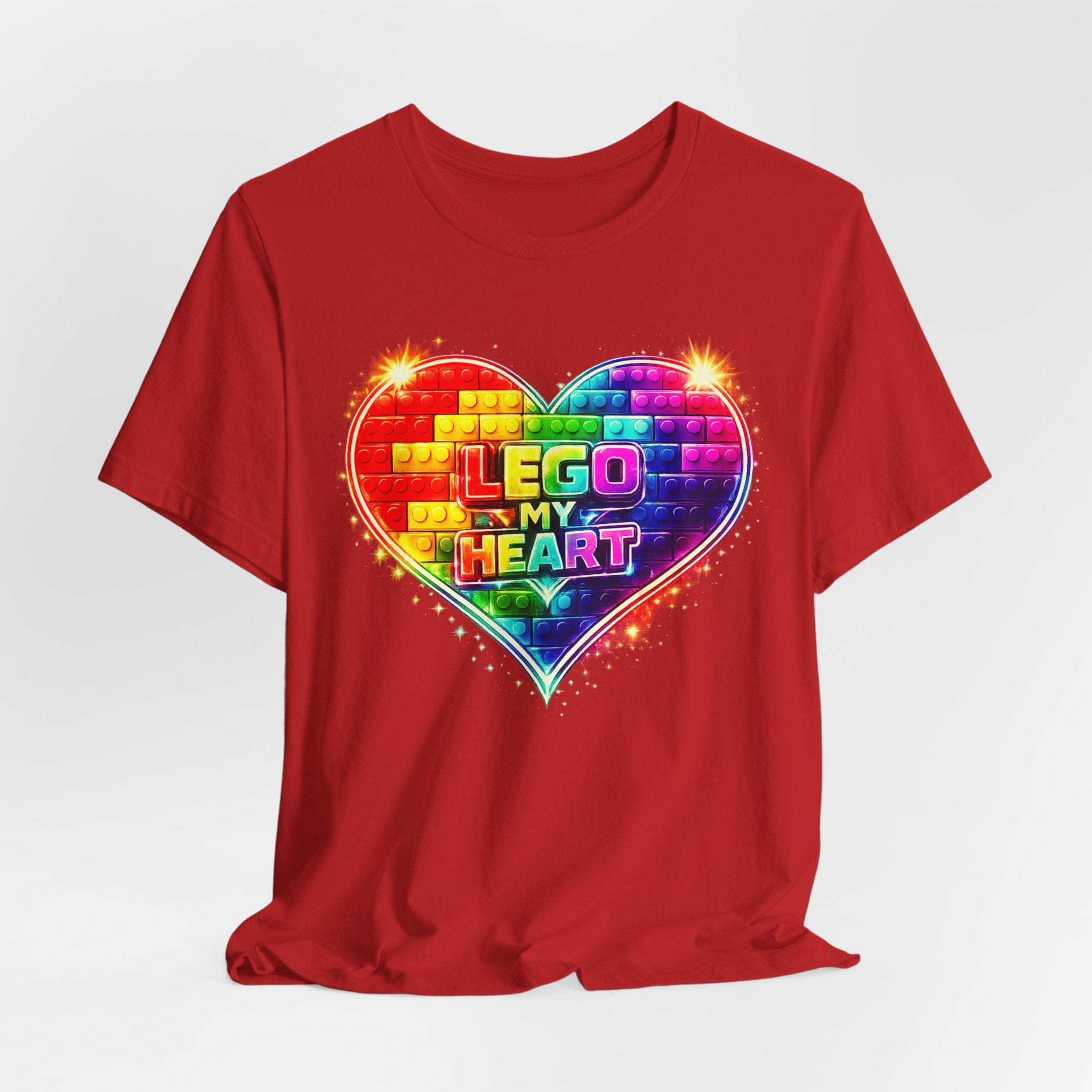 Lego My Heart Graphic Design T-Shirt