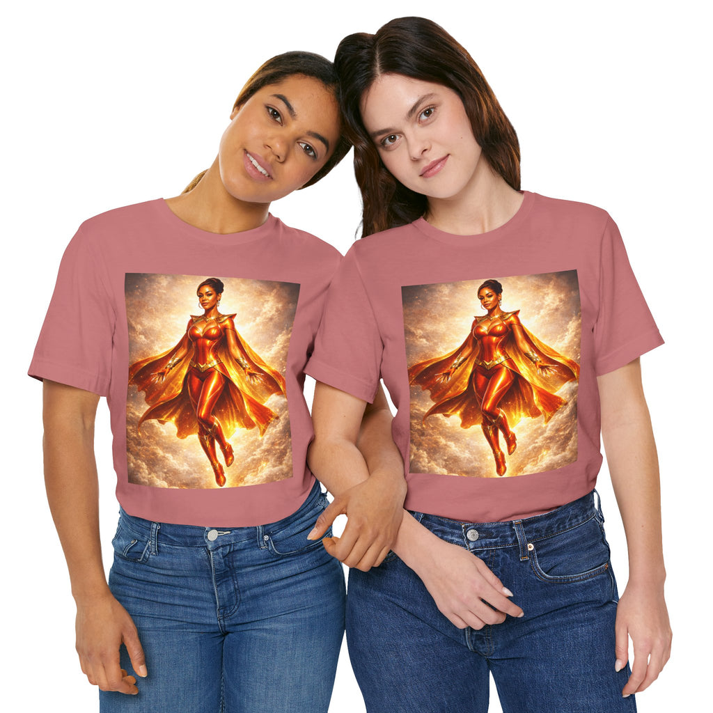 FLOATING GODDESS  HERO PORTRAIT GRAPHIC TEE