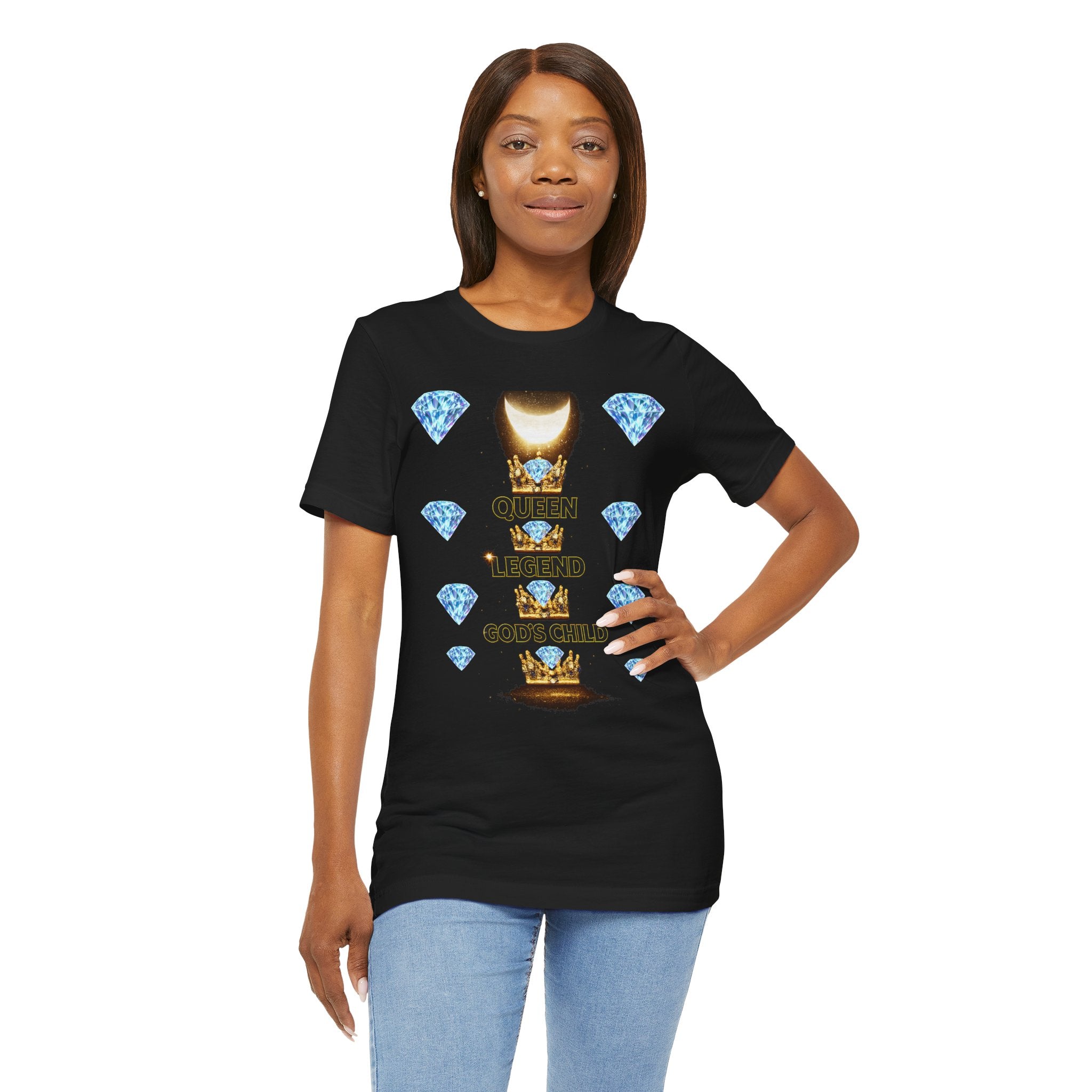 Queen • Legend • God’s Child  Diamond Graphic Glow T-Shirt