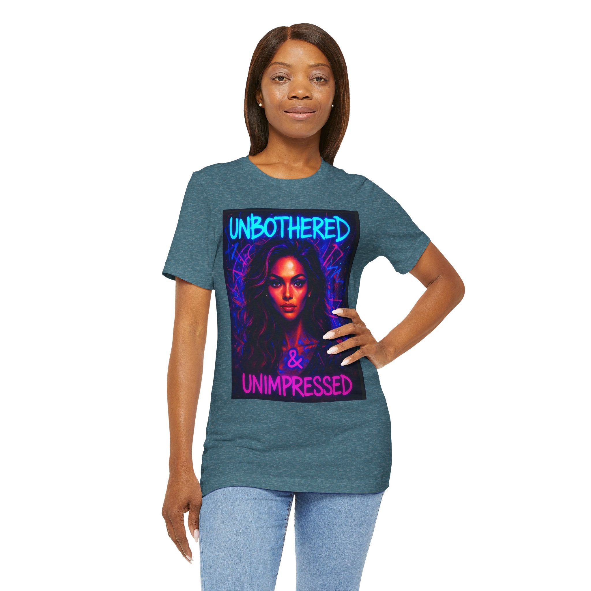 Unbothered & Unimpressed Graphic Portrait Tee