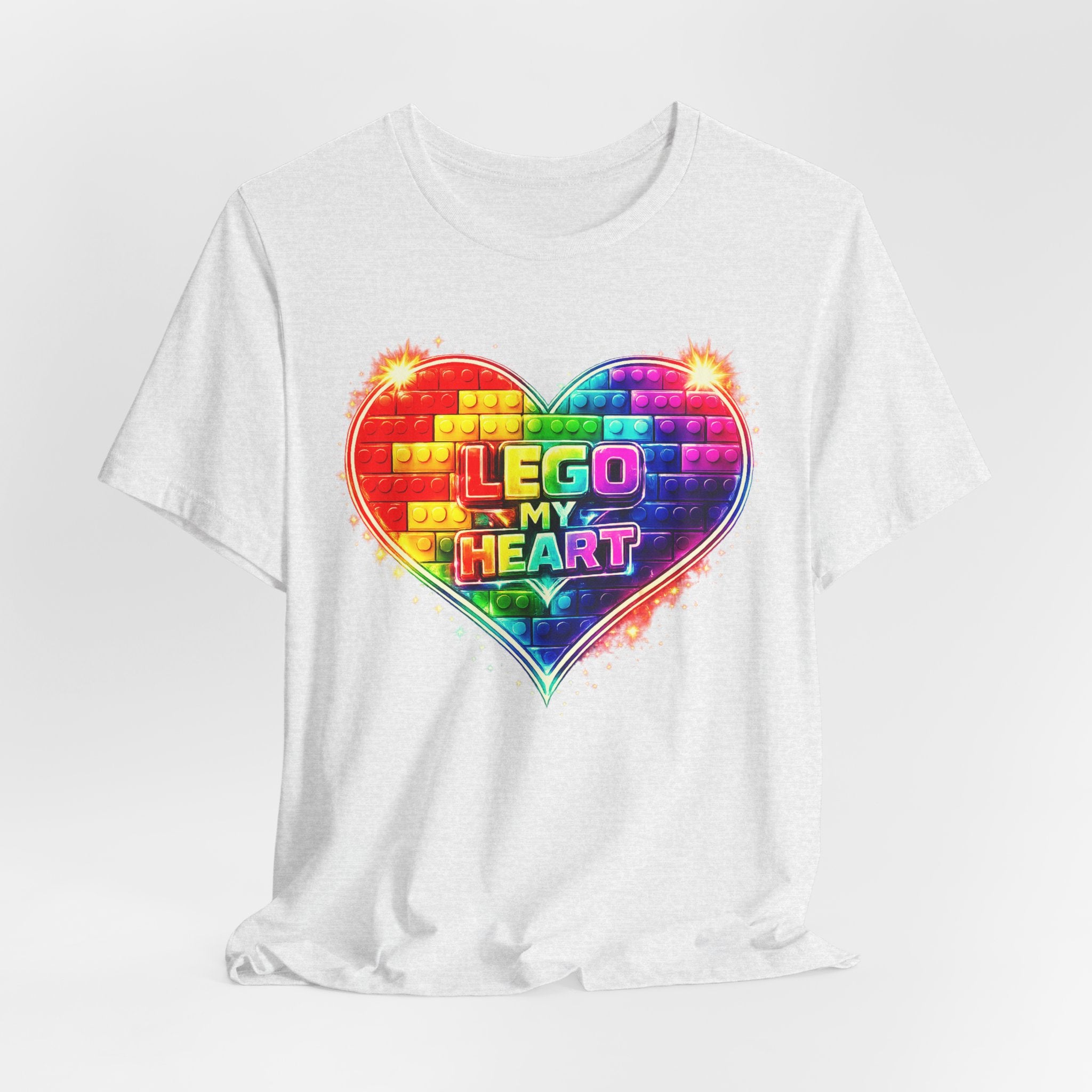 Lego My Heart Graphic Design T-Shirt