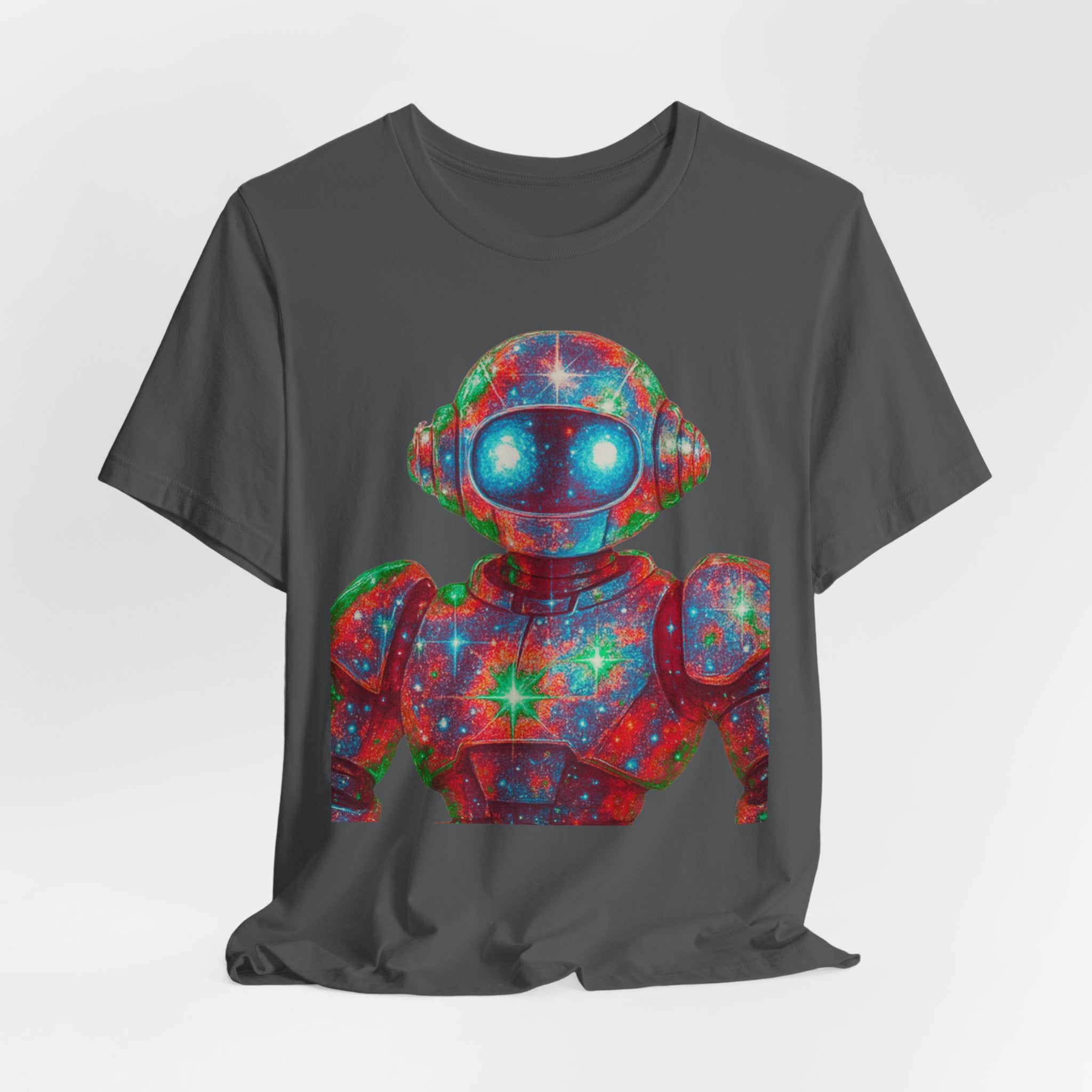 Robot Space Droid  Vibrant Graphic Unisex Tee