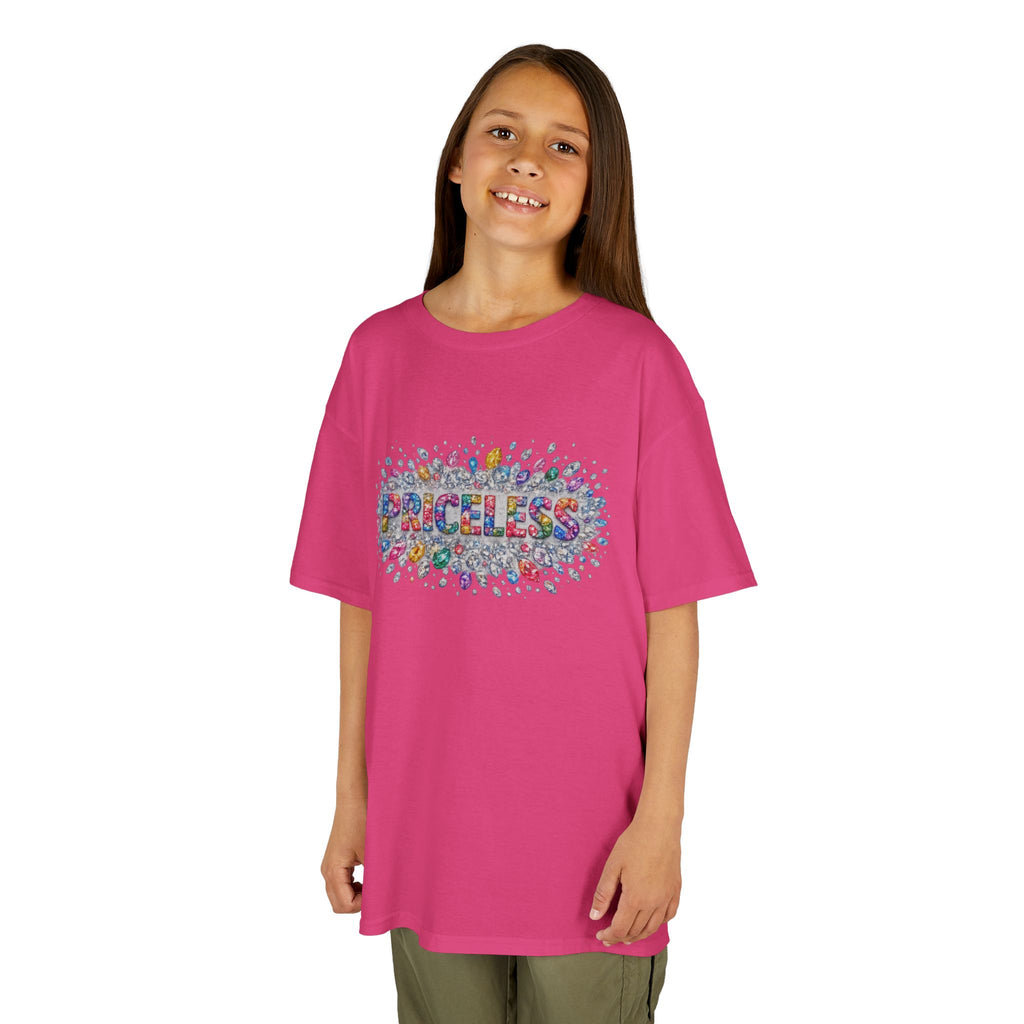 PRICELESS GIRLS GRAPHIC TEXT TEE