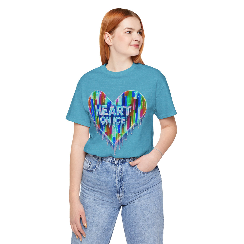 Heart on Ice Diamond Melt Graphic Tee