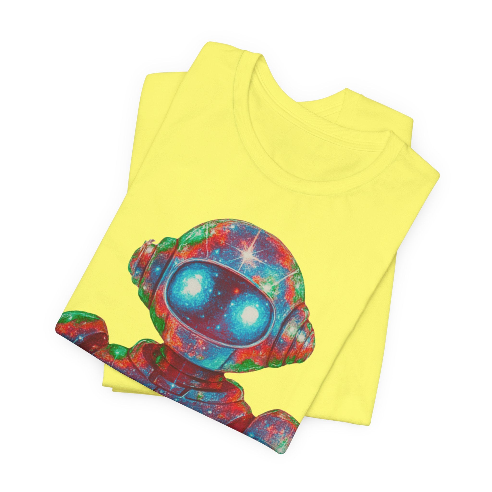 Robot Space Droid  Vibrant Graphic Unisex Tee