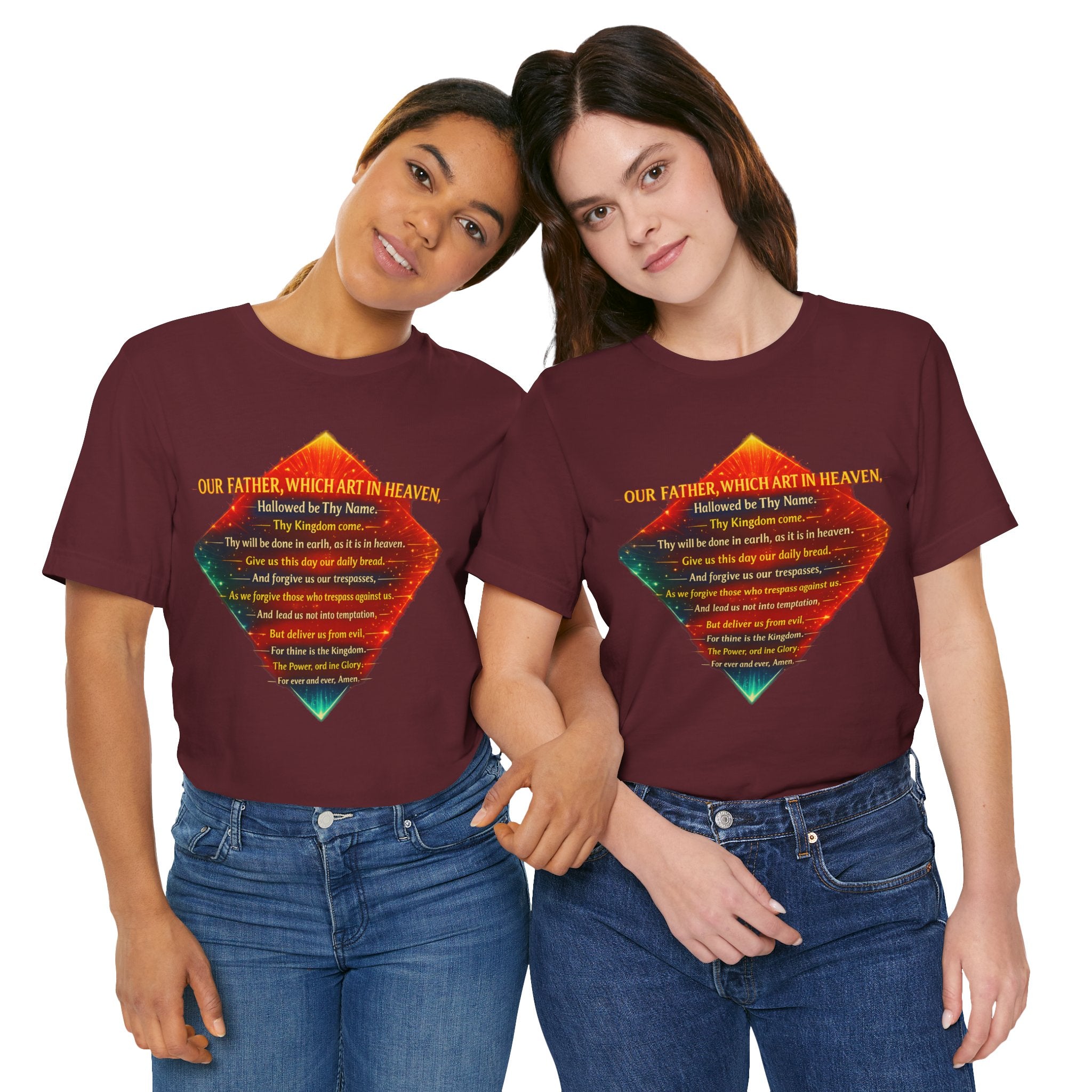 Lord's Prayer Graphic Diamond Tee