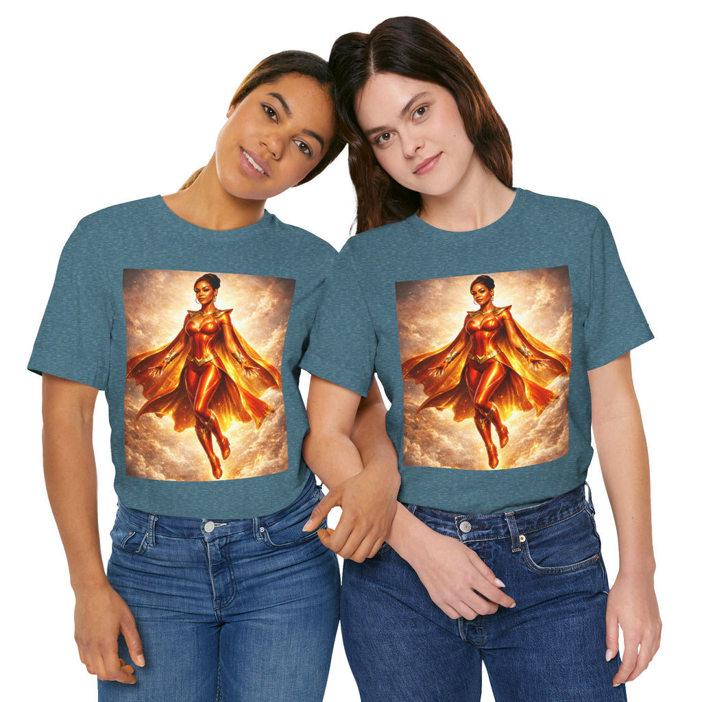 FLOATING GODDESS  HERO PORTRAIT GRAPHIC TEE
