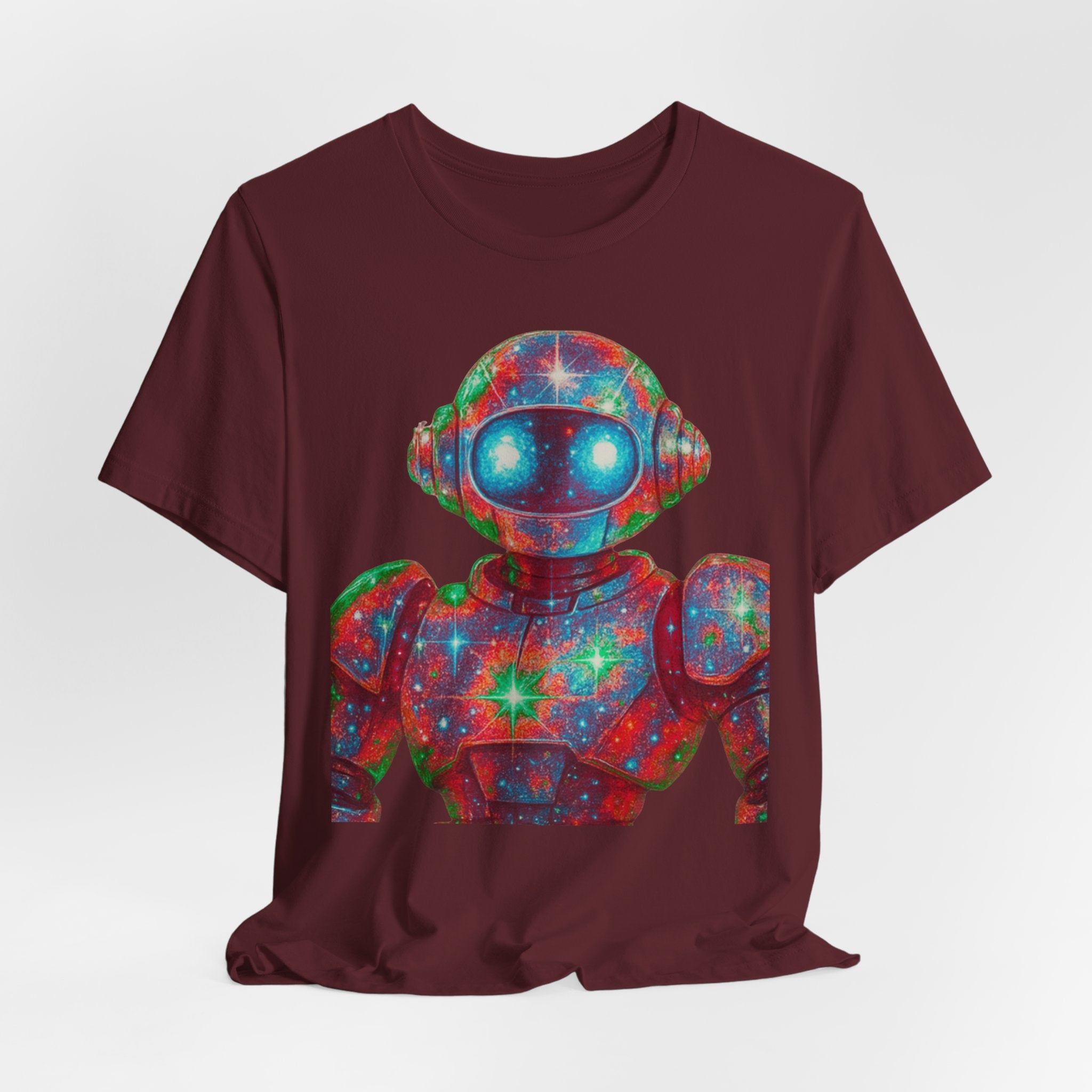 Robot Space Droid  Vibrant Graphic Unisex Tee