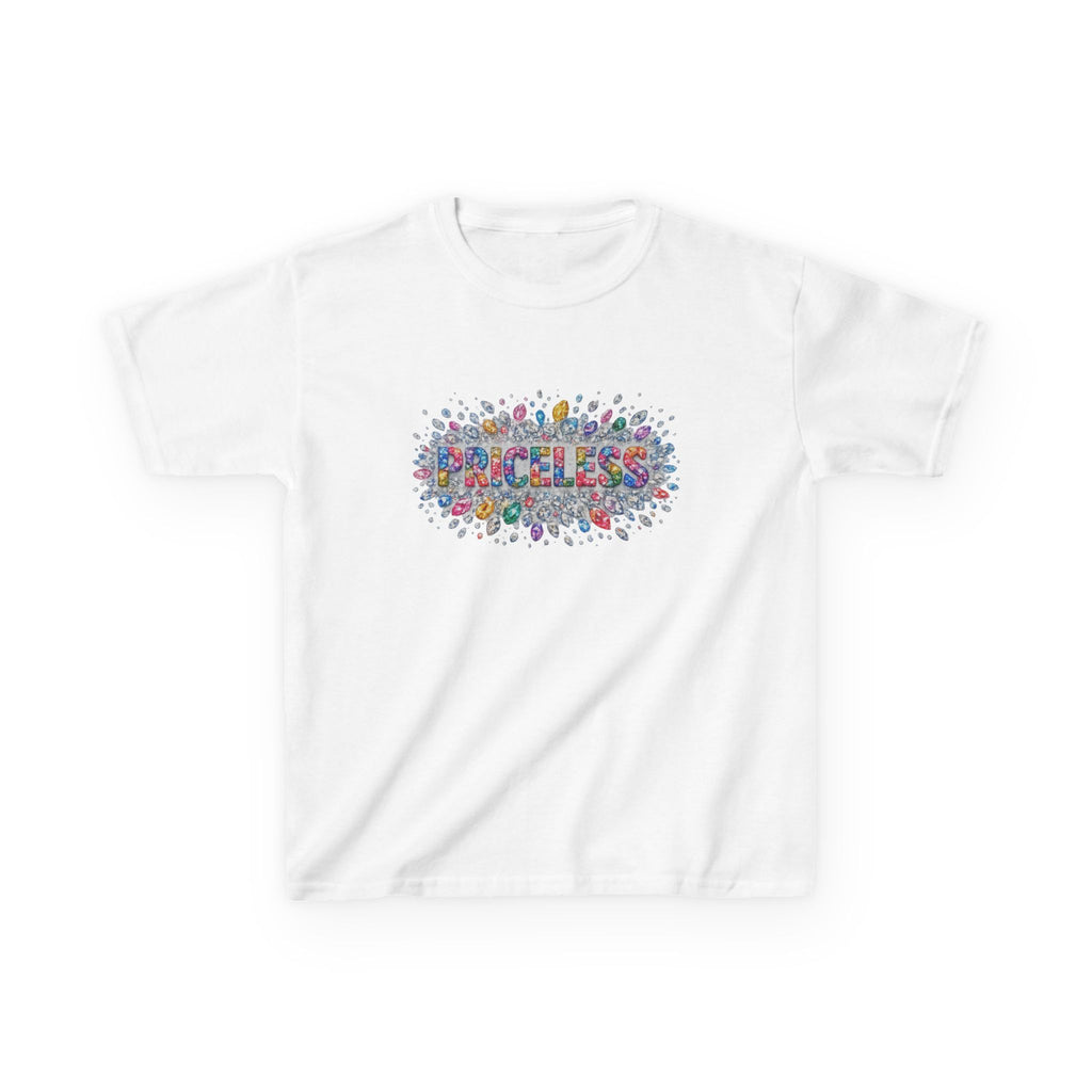 PRICELESS GIRLS GRAPHIC TEXT TEE