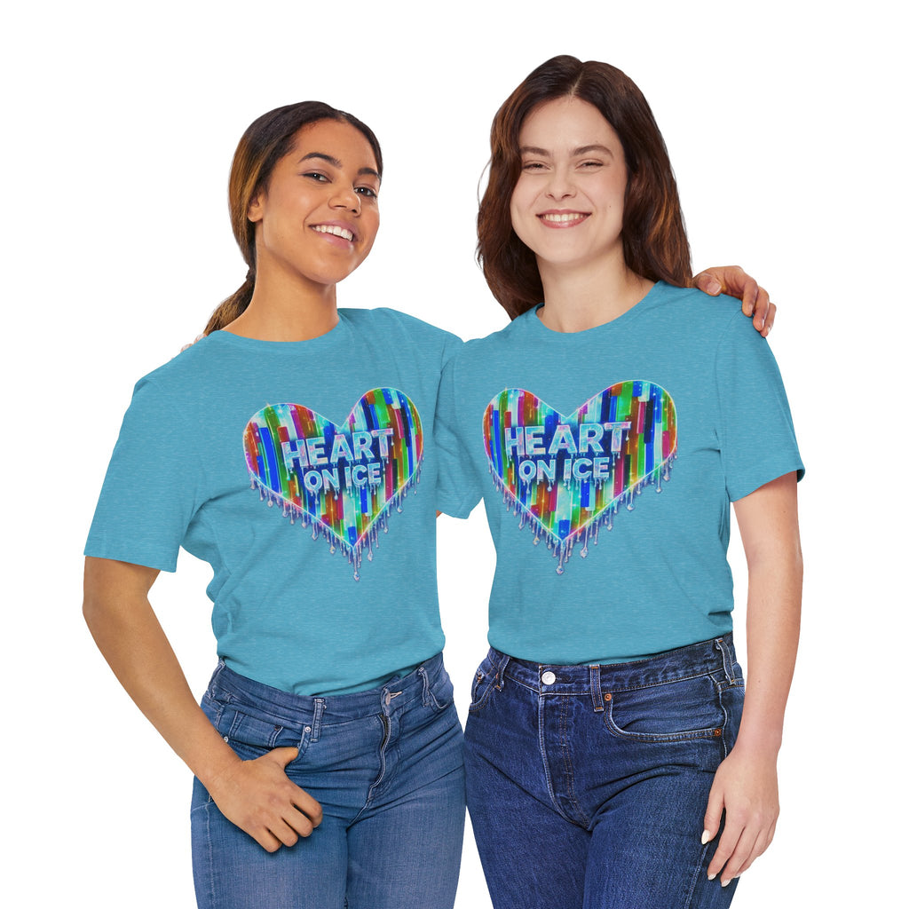 Heart on Ice Diamond Melt Graphic Tee