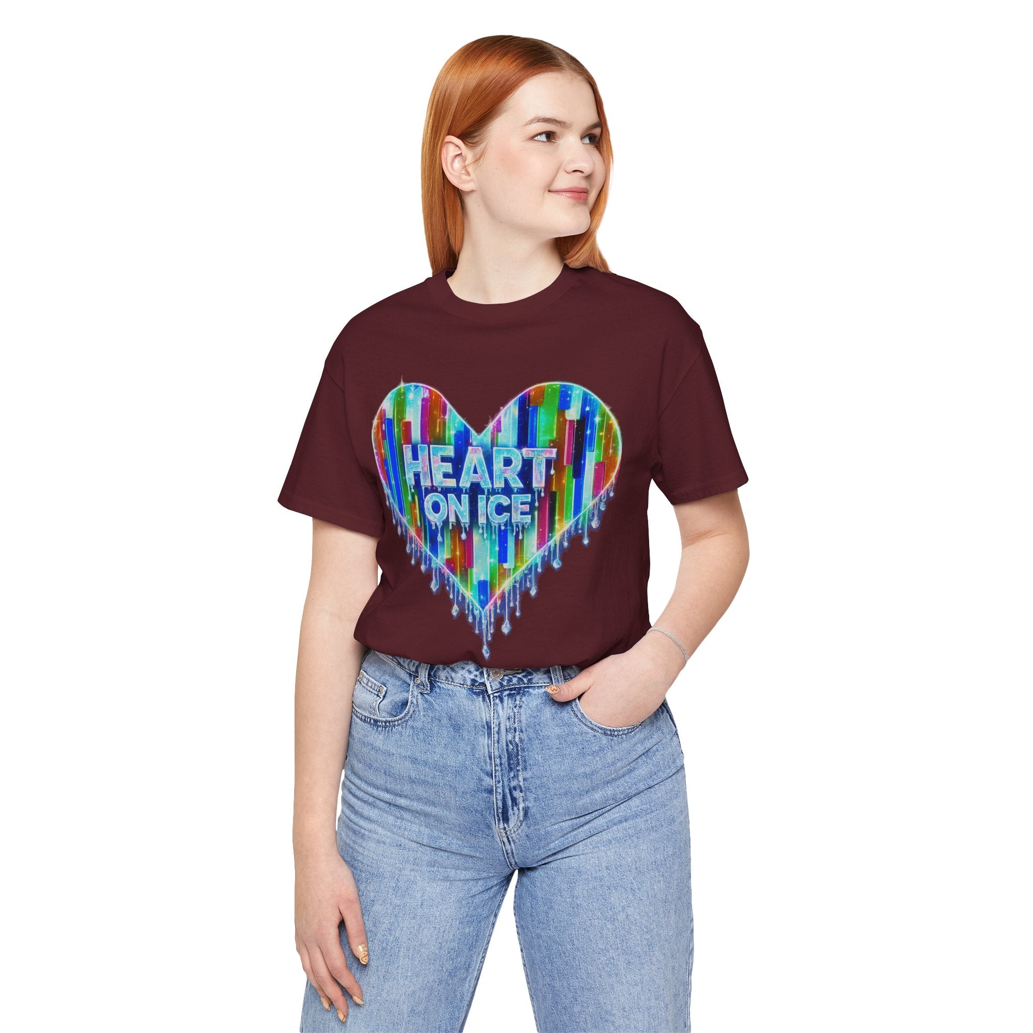 Heart on Ice Diamond Melt Graphic Tee