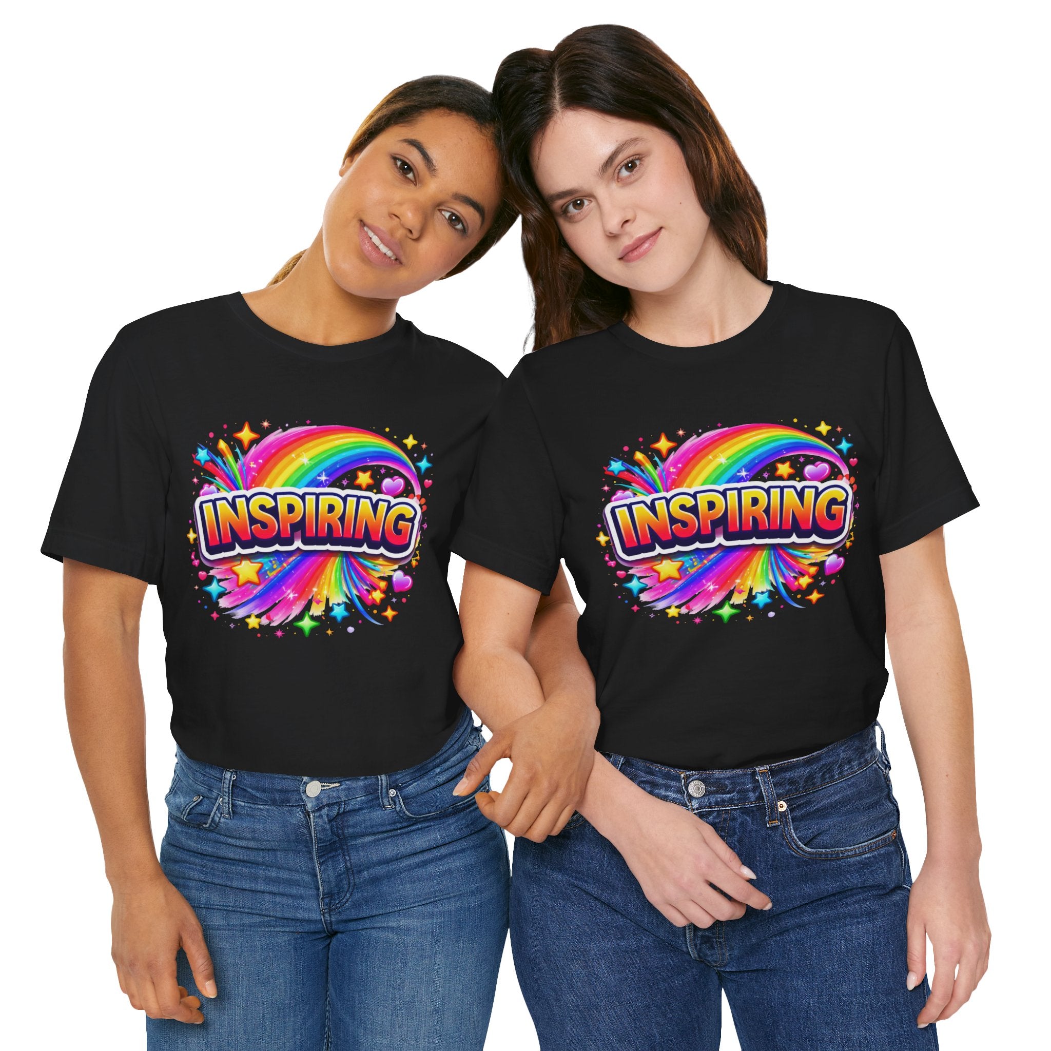 Inspiring Rainbow Graphic Tee