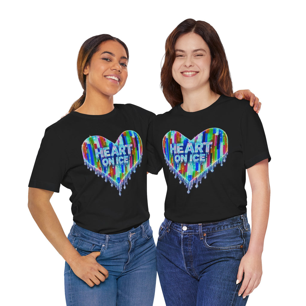 Heart on Ice Diamond Melt Graphic Tee