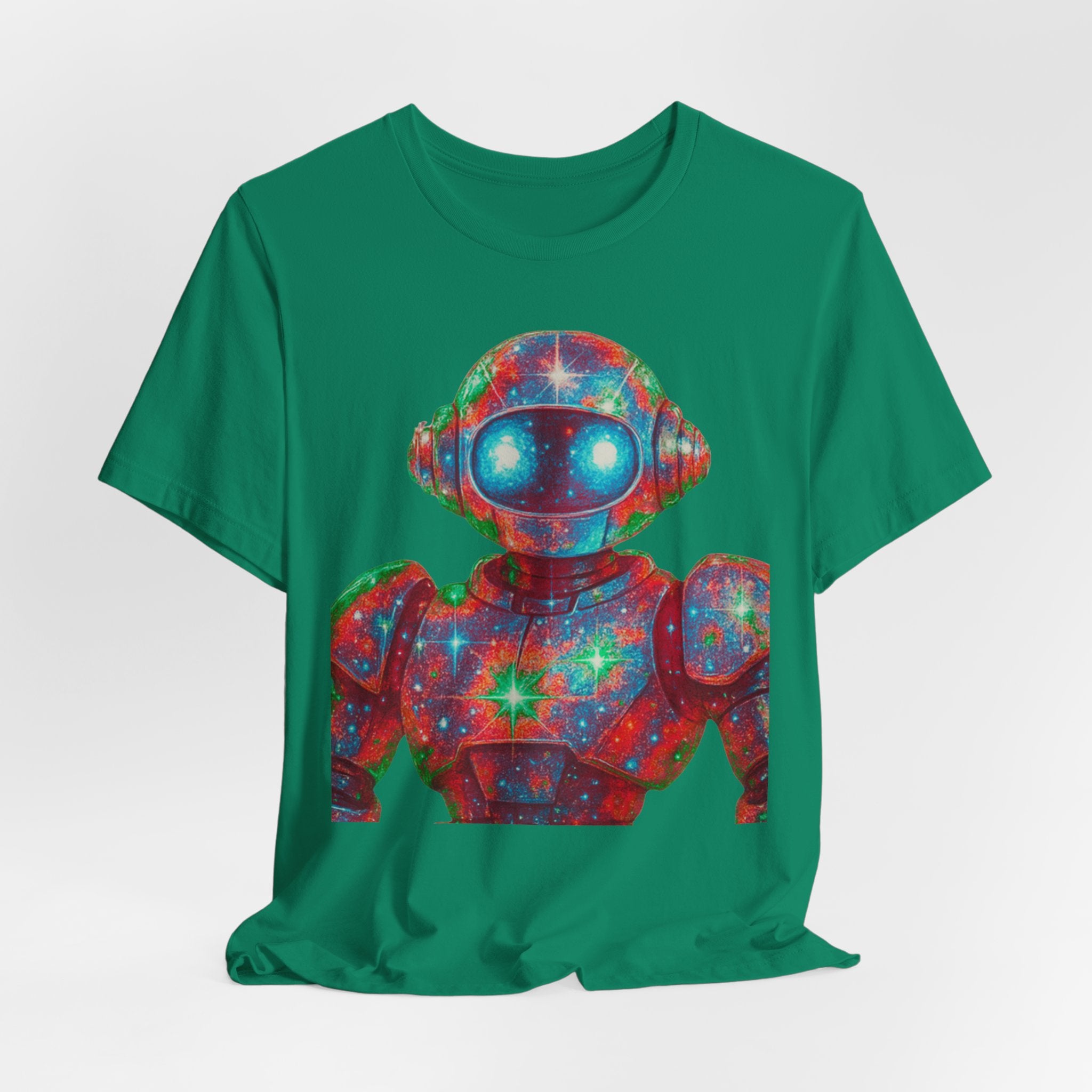 Robot Space Droid  Vibrant Graphic Unisex Tee
