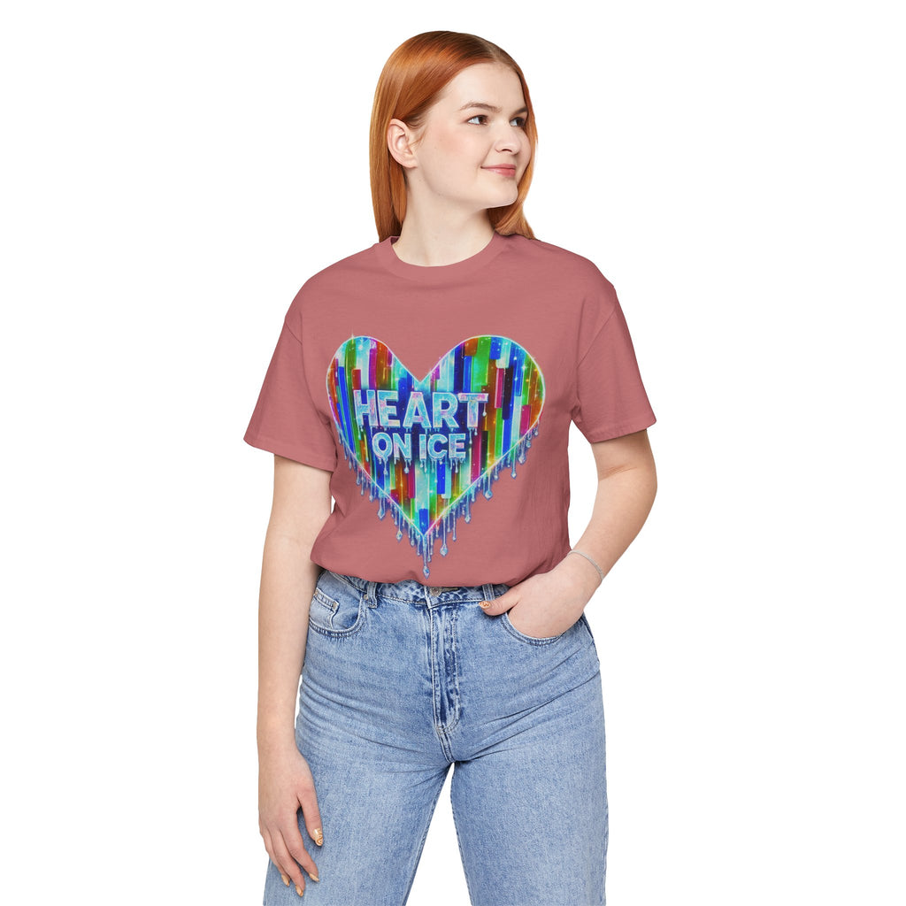 Heart on Ice Diamond Melt Graphic Tee