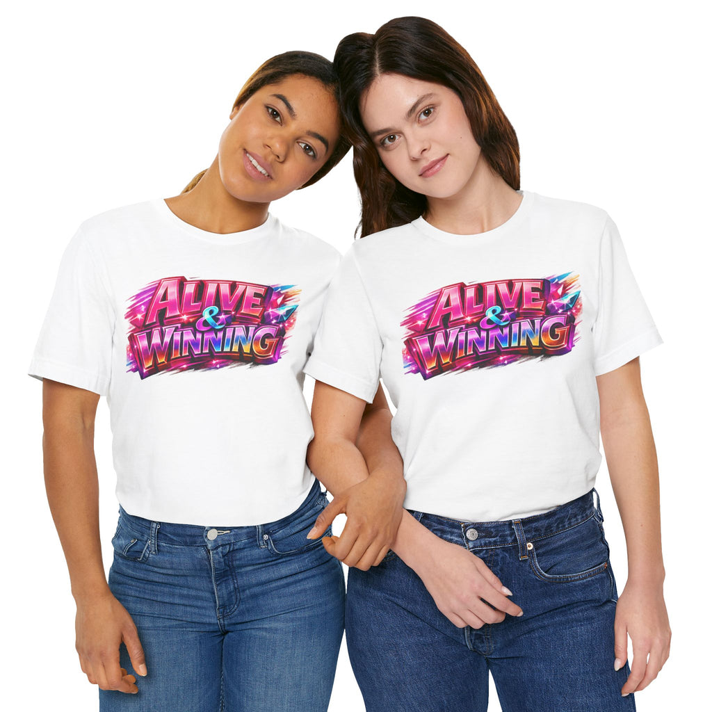Alive & Winning Statement Graphic Tee