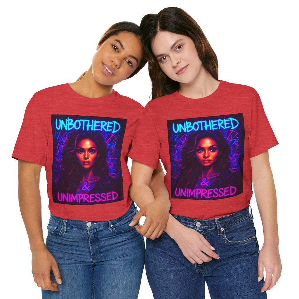 Unbothered & Unimpressed Graphic Portrait Tee
