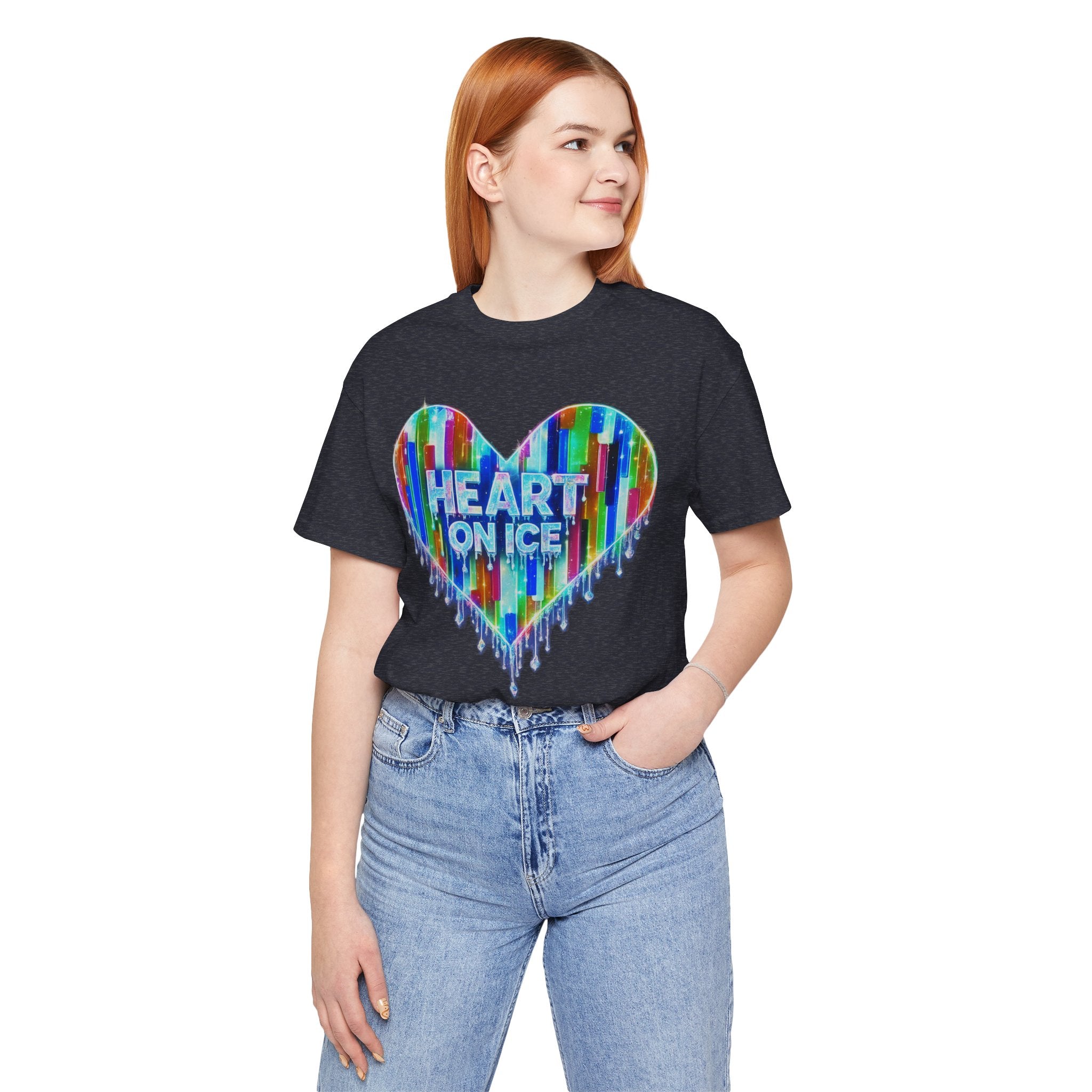 Heart on Ice Diamond Melt Graphic Tee