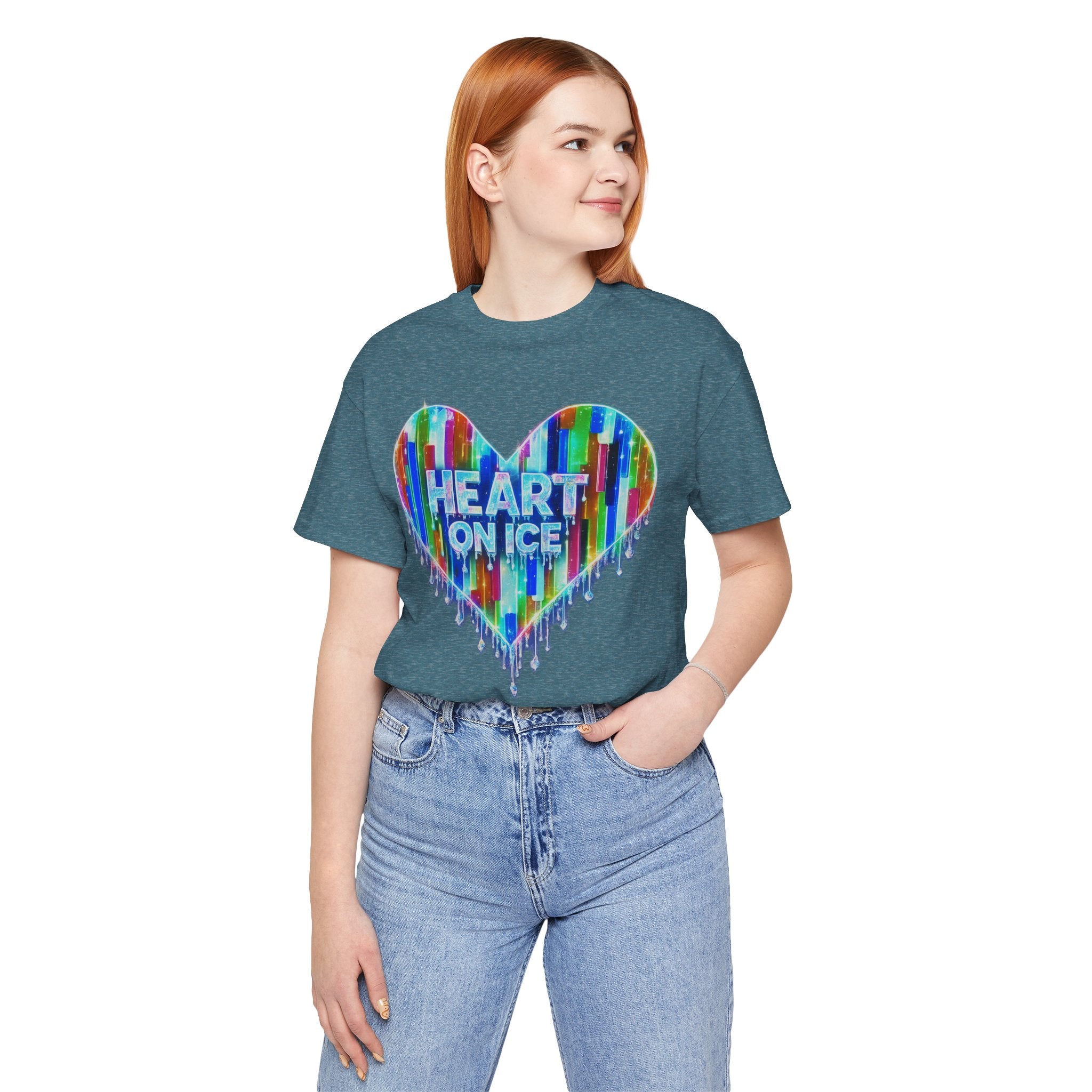 Heart on Ice Diamond Melt Graphic Tee