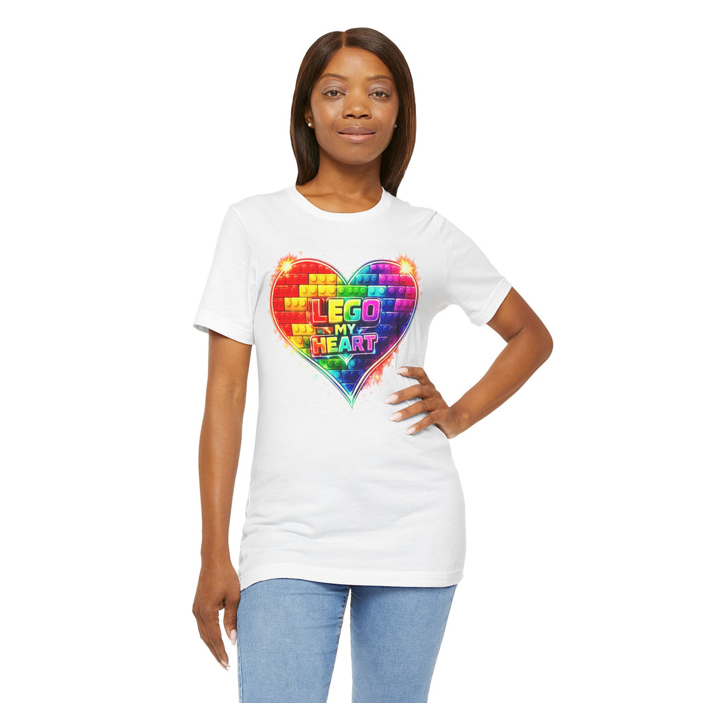 Lego My Heart Graphic Design T-Shirt