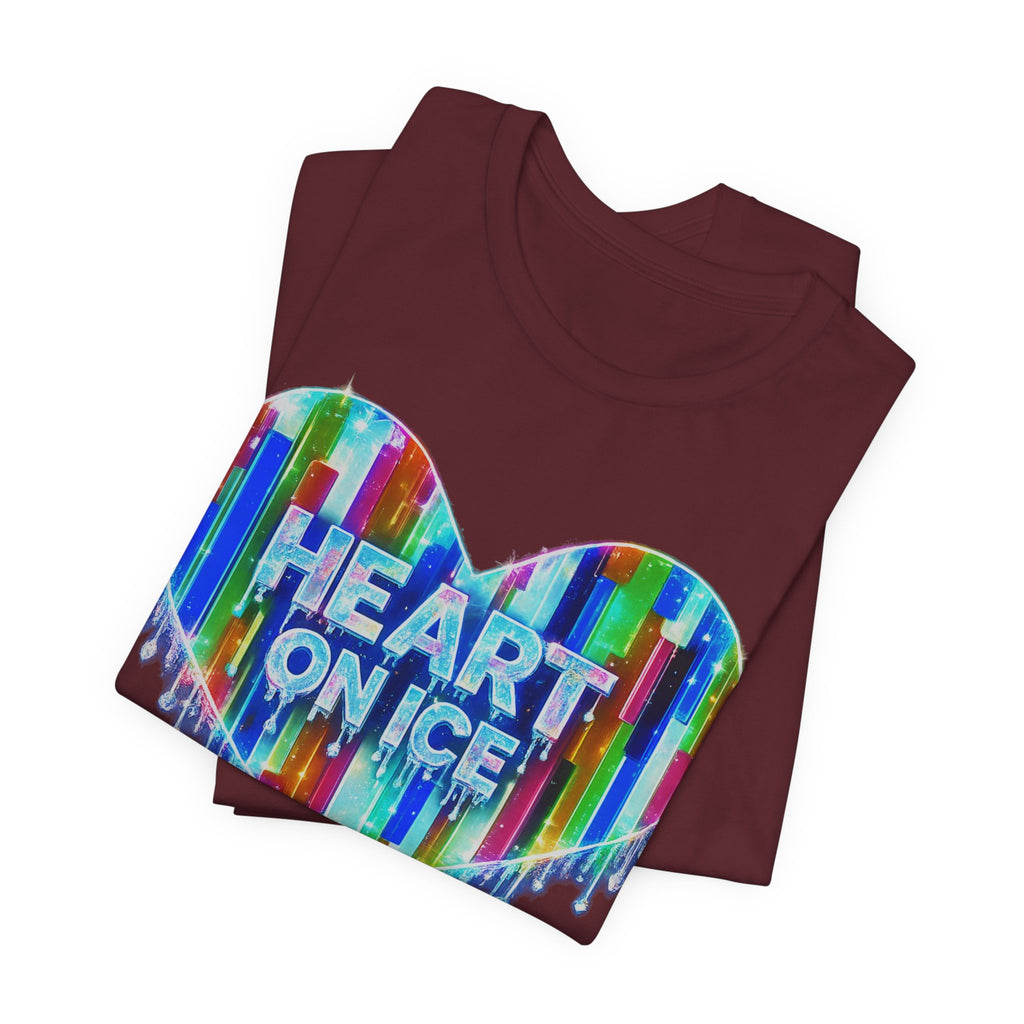 Heart on Ice Diamond Melt Graphic Tee