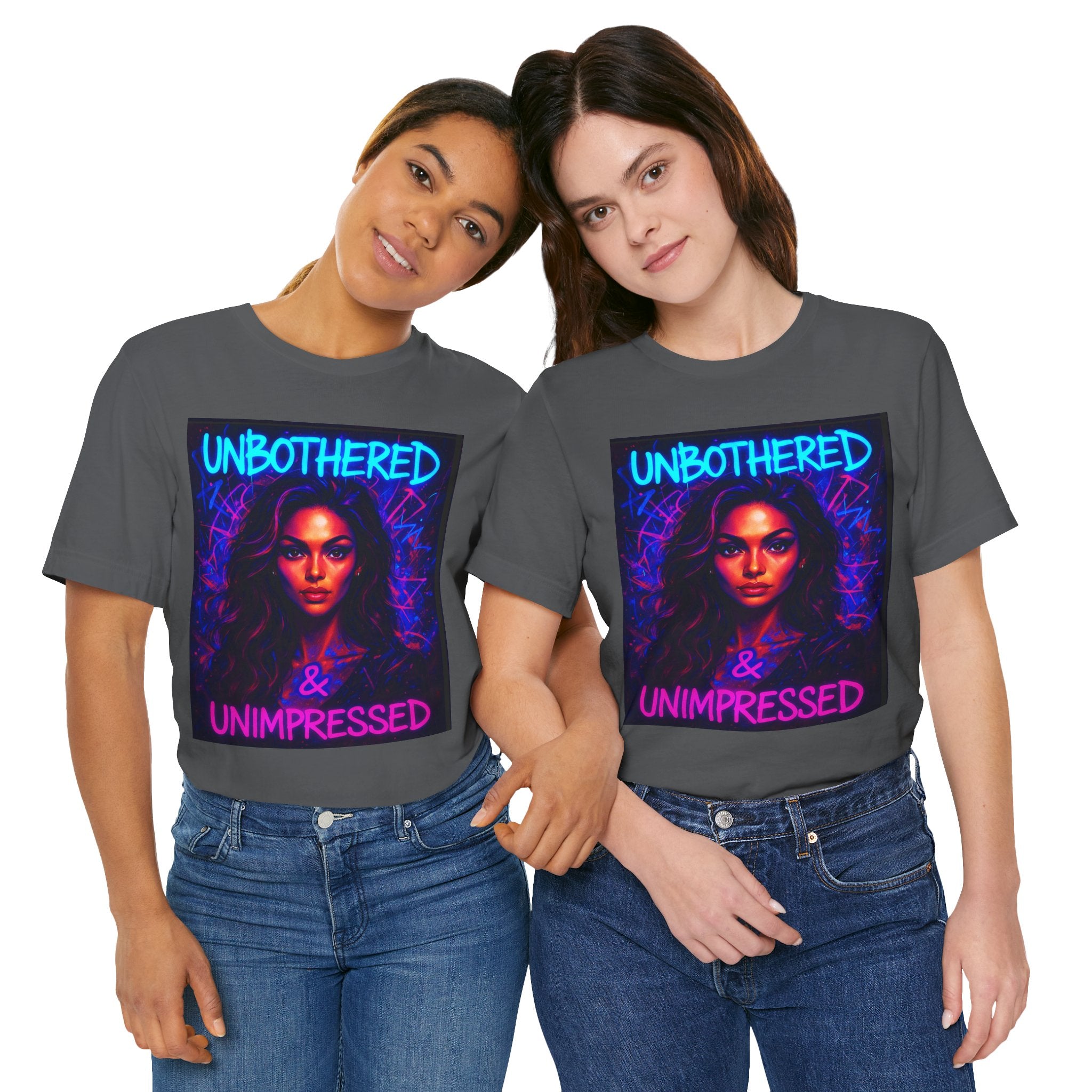 Unbothered & Unimpressed Graphic Portrait Tee