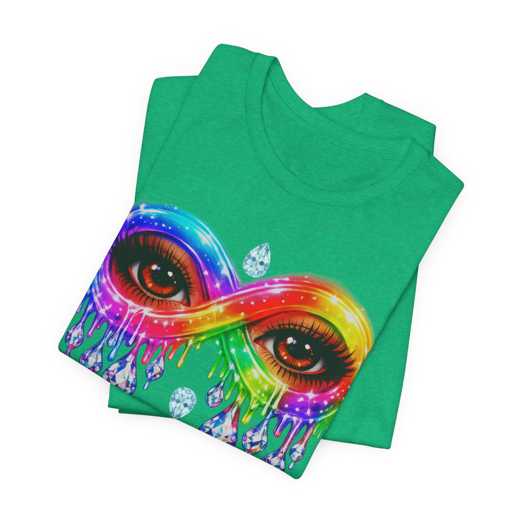 Infinity Eye Frame W/ Diamond Tears Graphic Tee