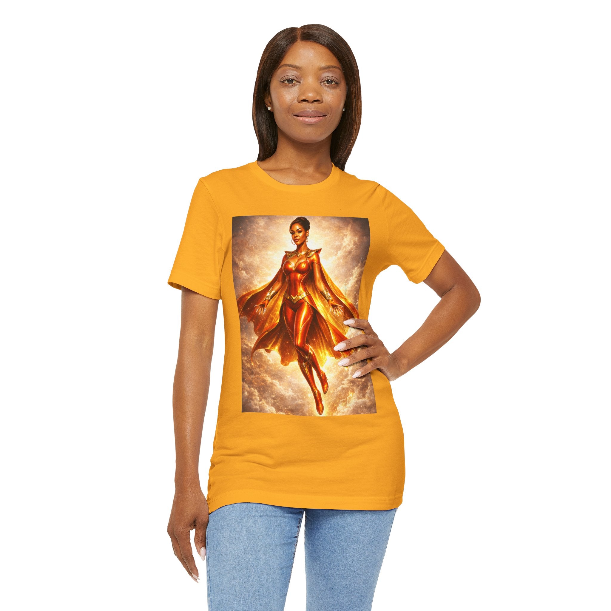 FLOATING GODDESS  HERO PORTRAIT GRAPHIC TEE