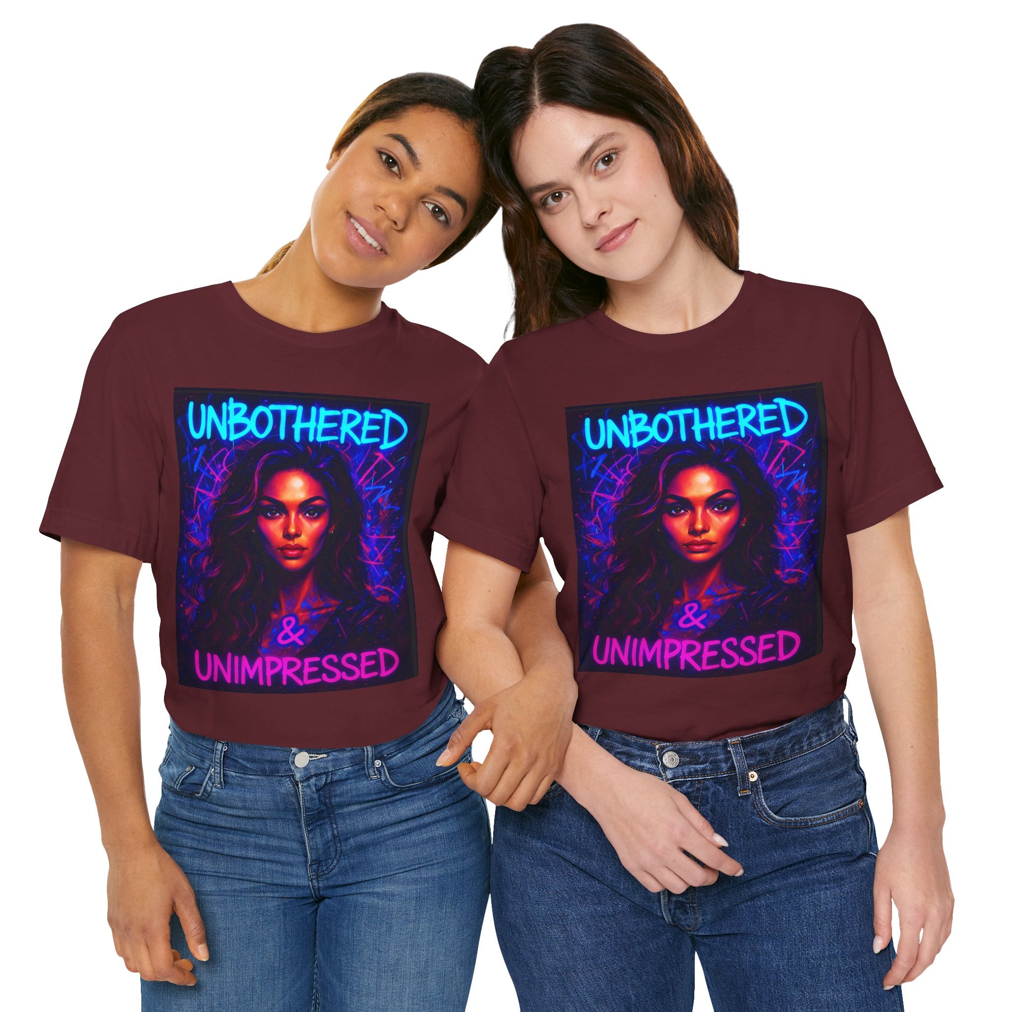 Unbothered & Unimpressed Graphic Portrait Tee