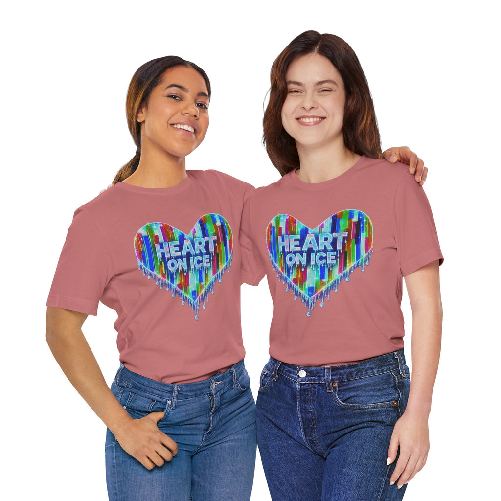 Heart on Ice Diamond Melt Graphic Tee