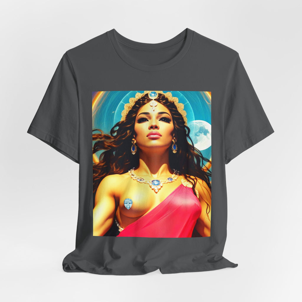 Goddess Creates World Graphic Portrait Woman's Unisex Tee