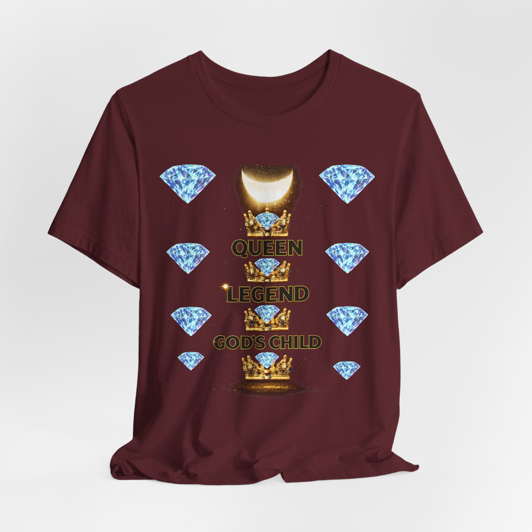 Queen • Legend • God’s Child  Diamond Graphic Glow T-Shirt
