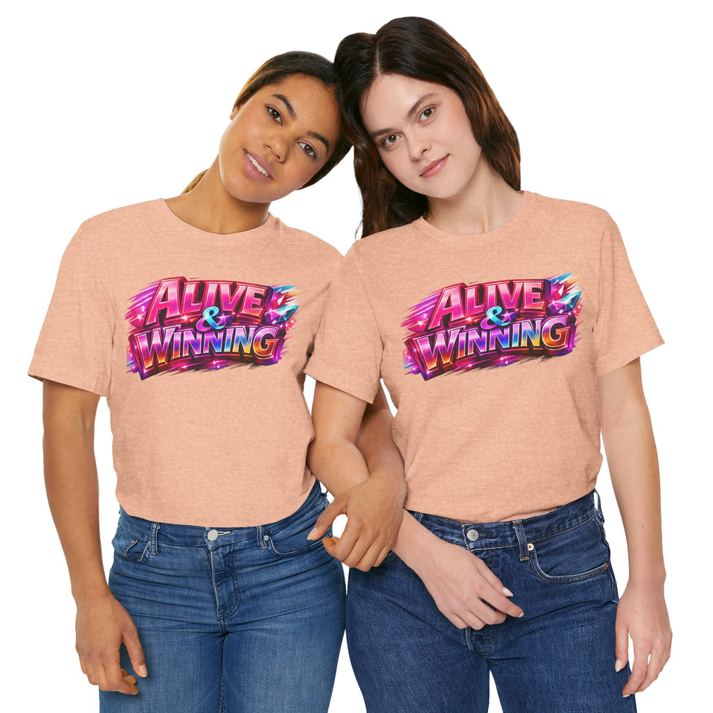 Alive & Winning Statement Graphic Tee