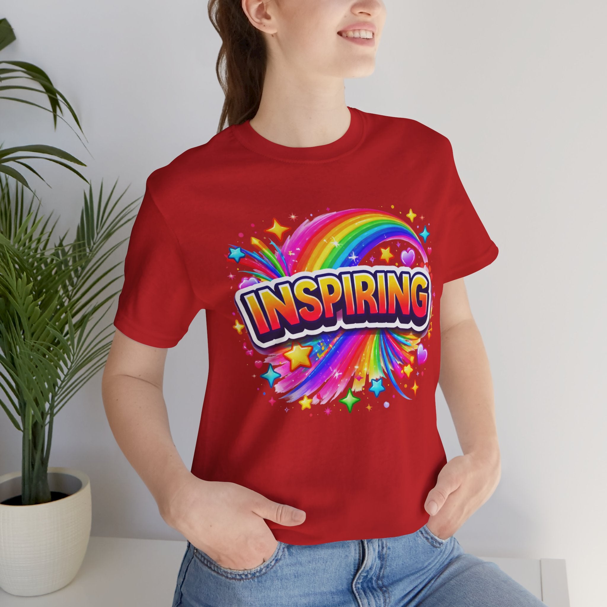 Inspiring Rainbow Graphic Tee
