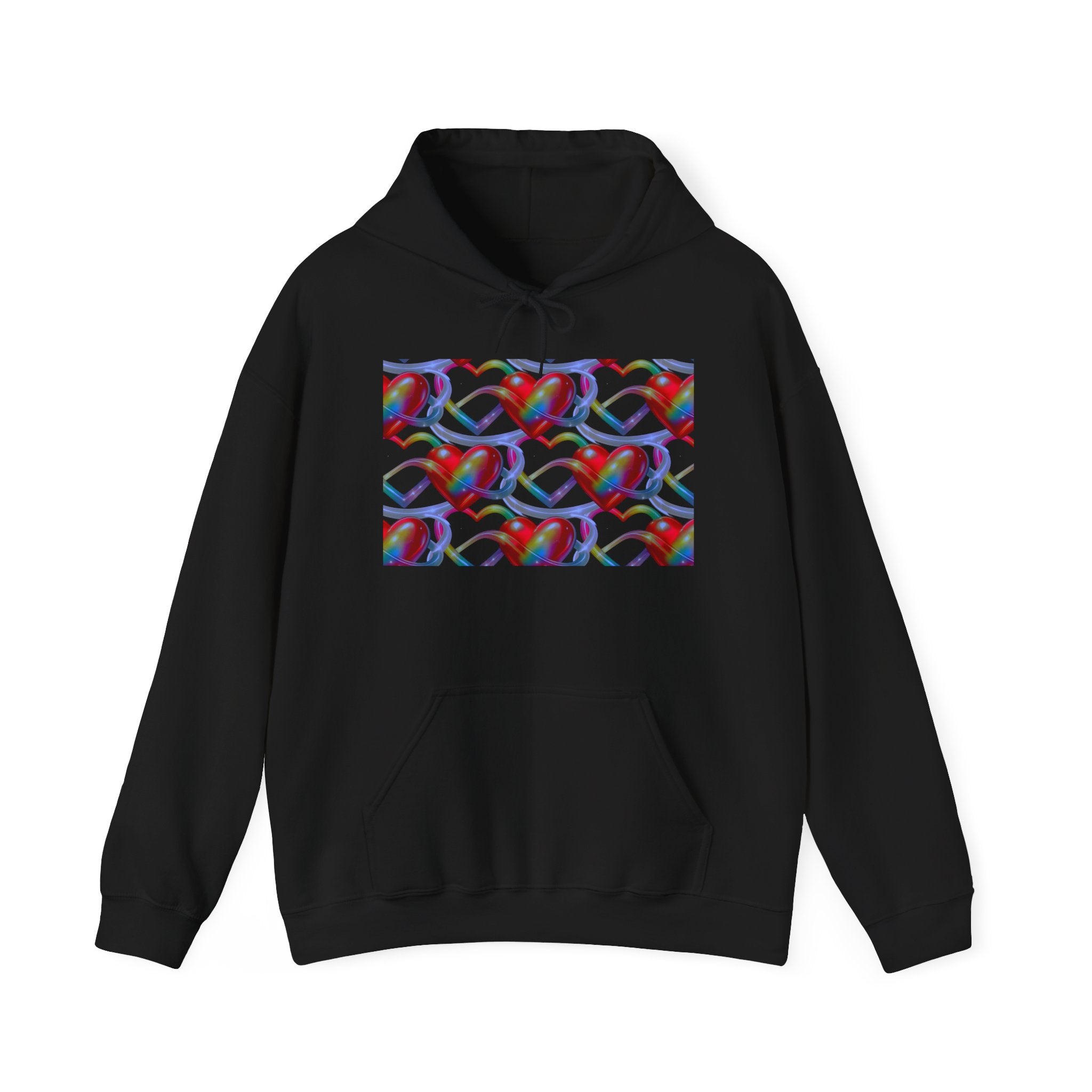 hearts Intertwined Womans Graphic Hoodie