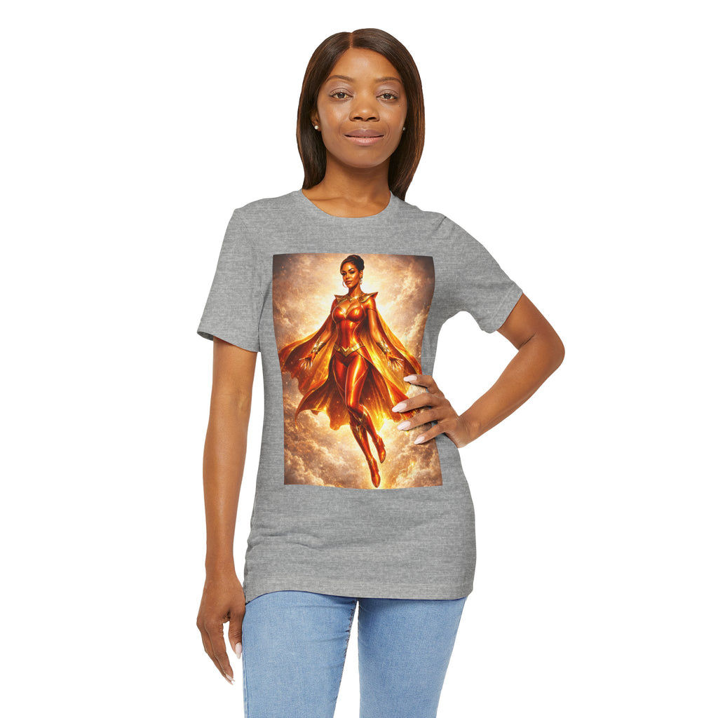 FLOATING GODDESS  HERO PORTRAIT GRAPHIC TEE