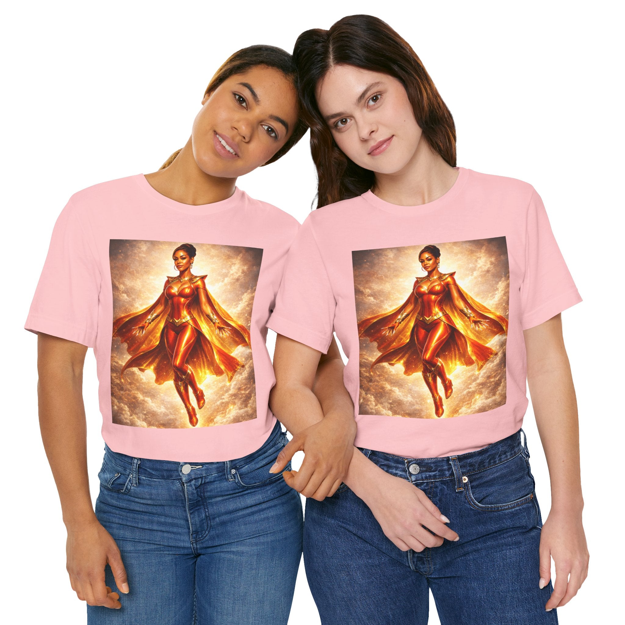 FLOATING GODDESS  HERO PORTRAIT GRAPHIC TEE