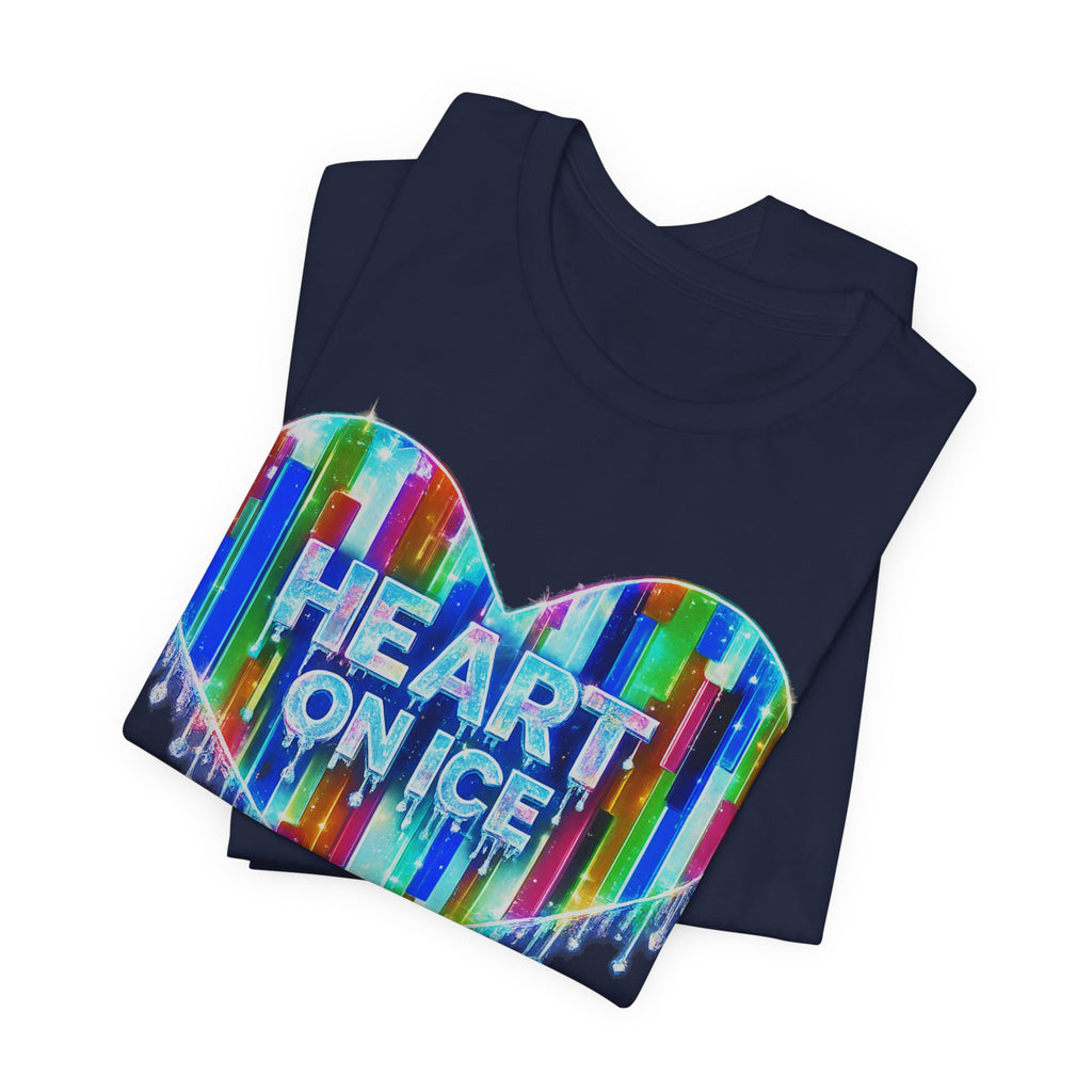 Heart on Ice Diamond Melt Graphic Tee