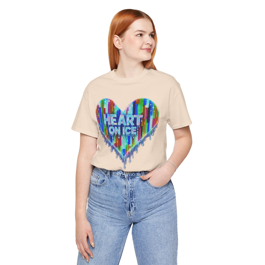 Heart on Ice Diamond Melt Graphic Tee