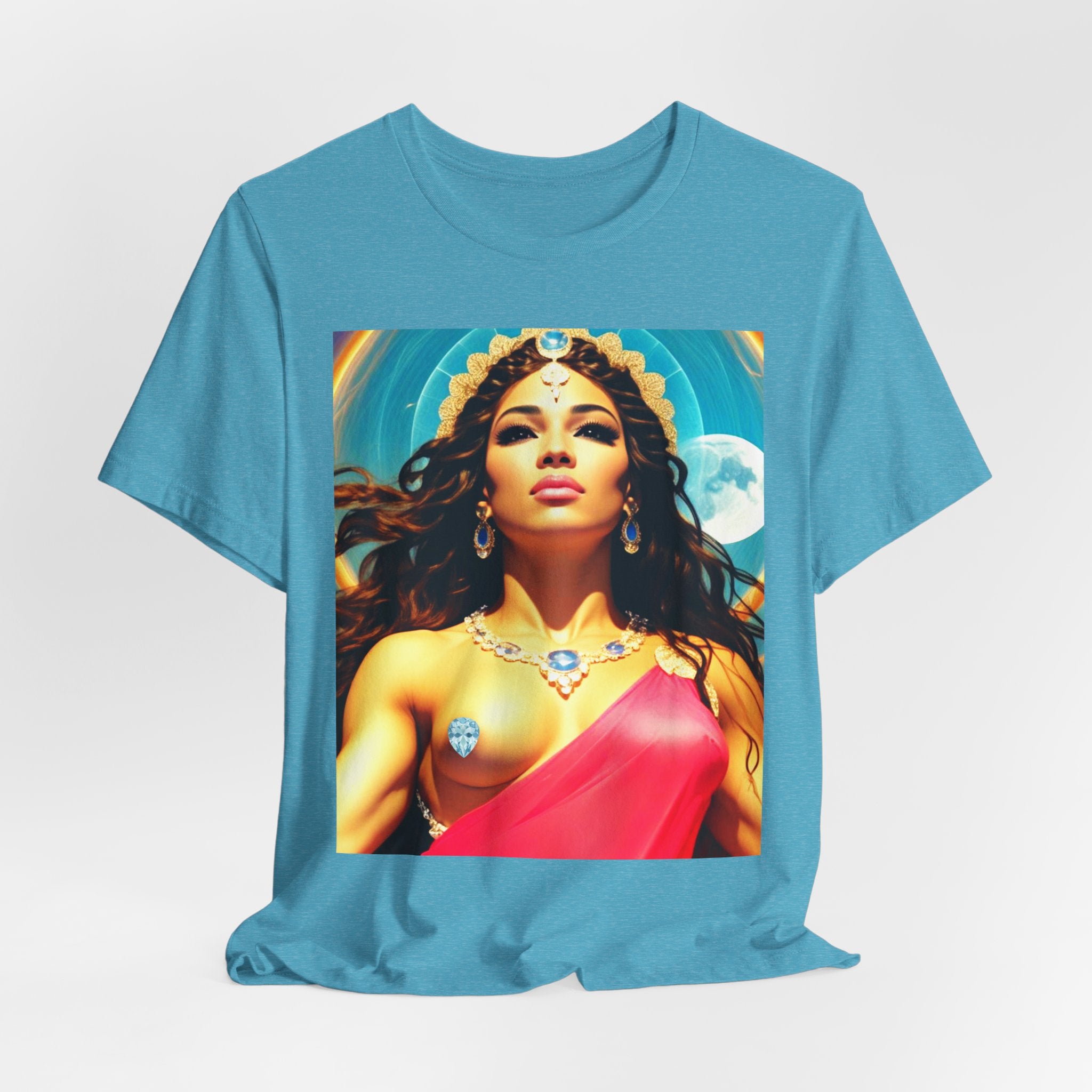 Goddess Creates World Graphic Portrait Woman's Unisex Tee