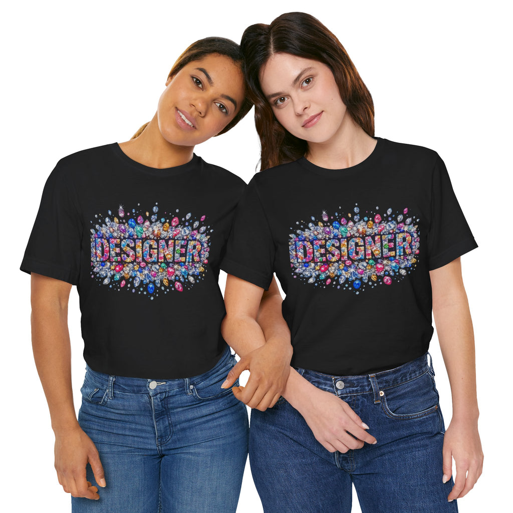 Designer Gemstone Typography Graphic Tee